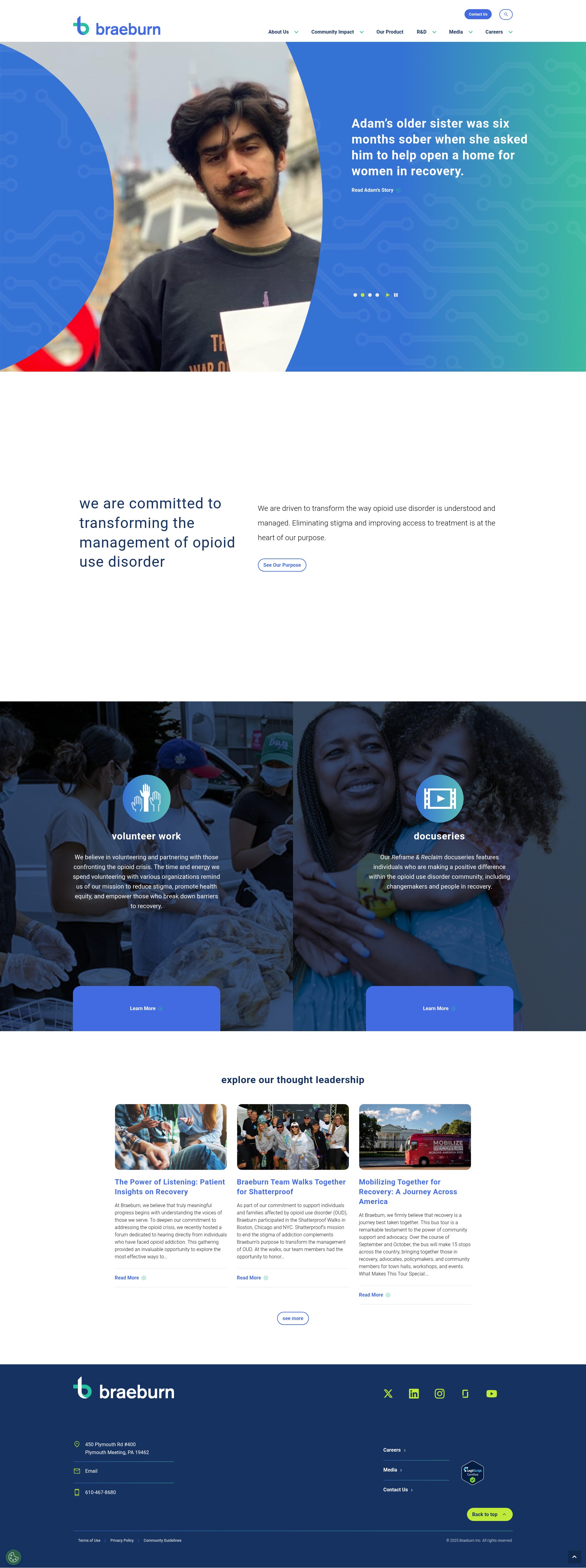 Screenshot of braeburnrx.com
