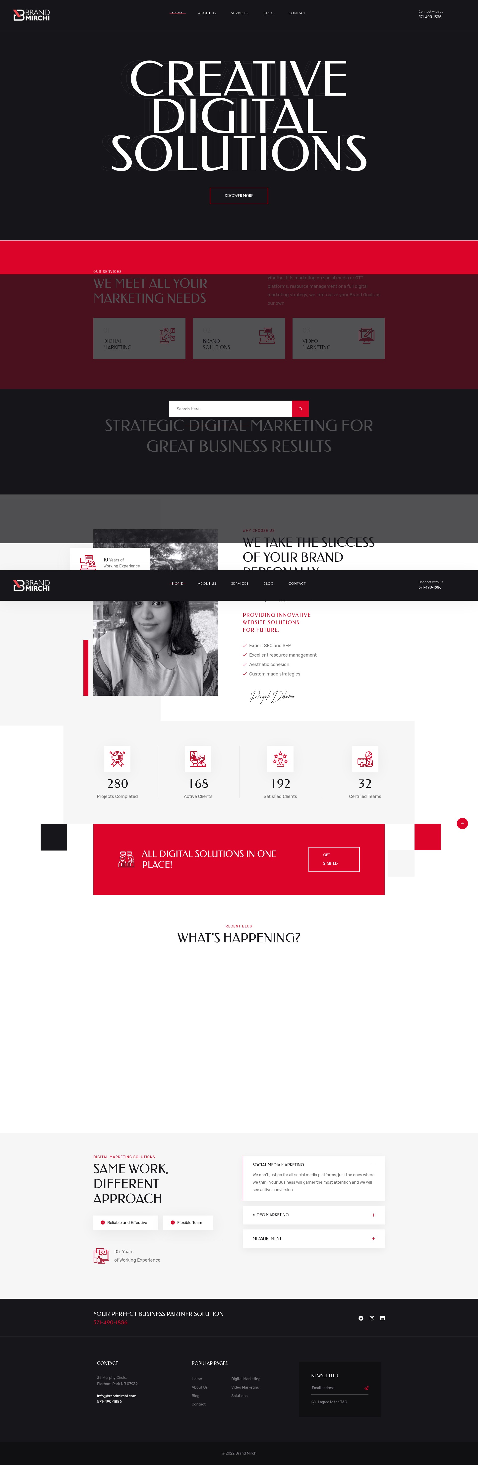Screenshot of brandmirchi.com