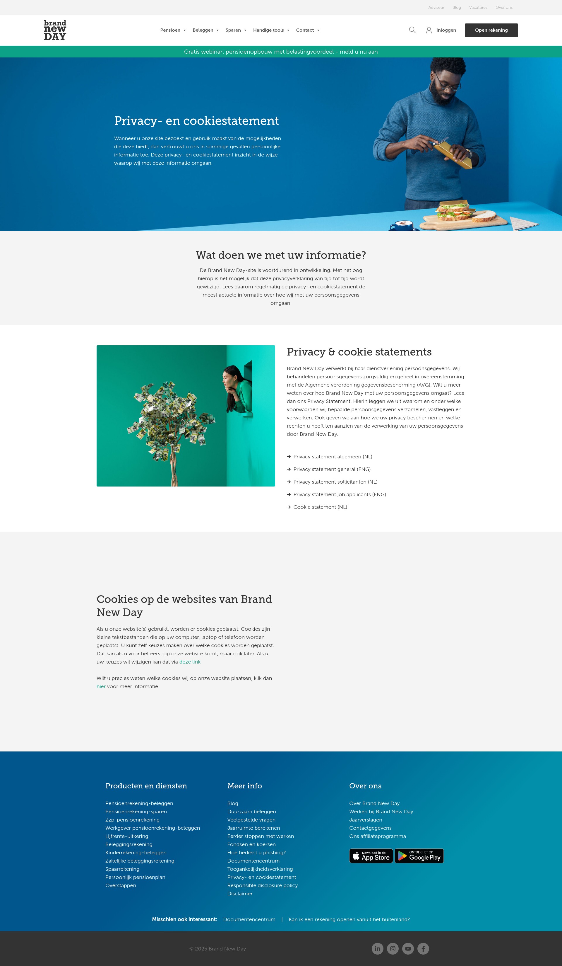 Screenshot of brandnewday.nl