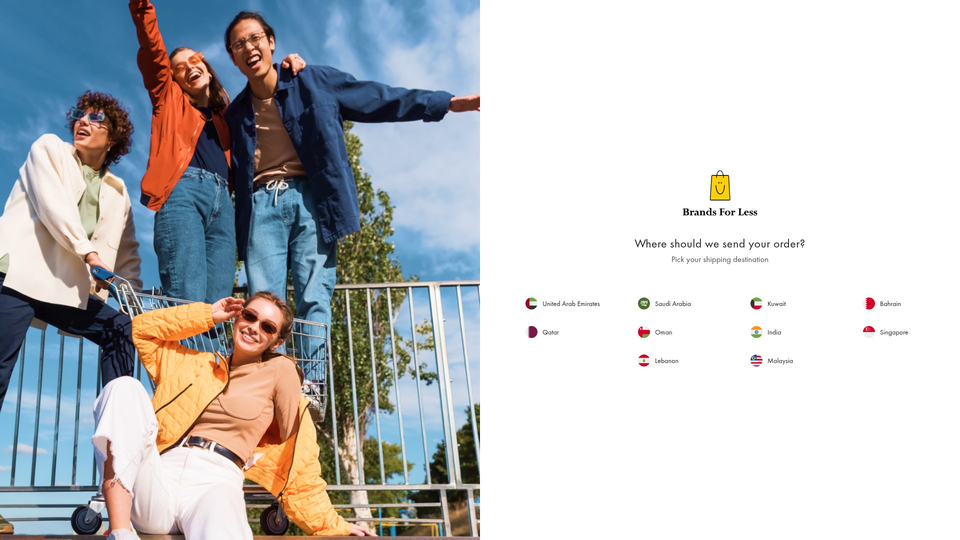 Screenshot of brandsforless.com