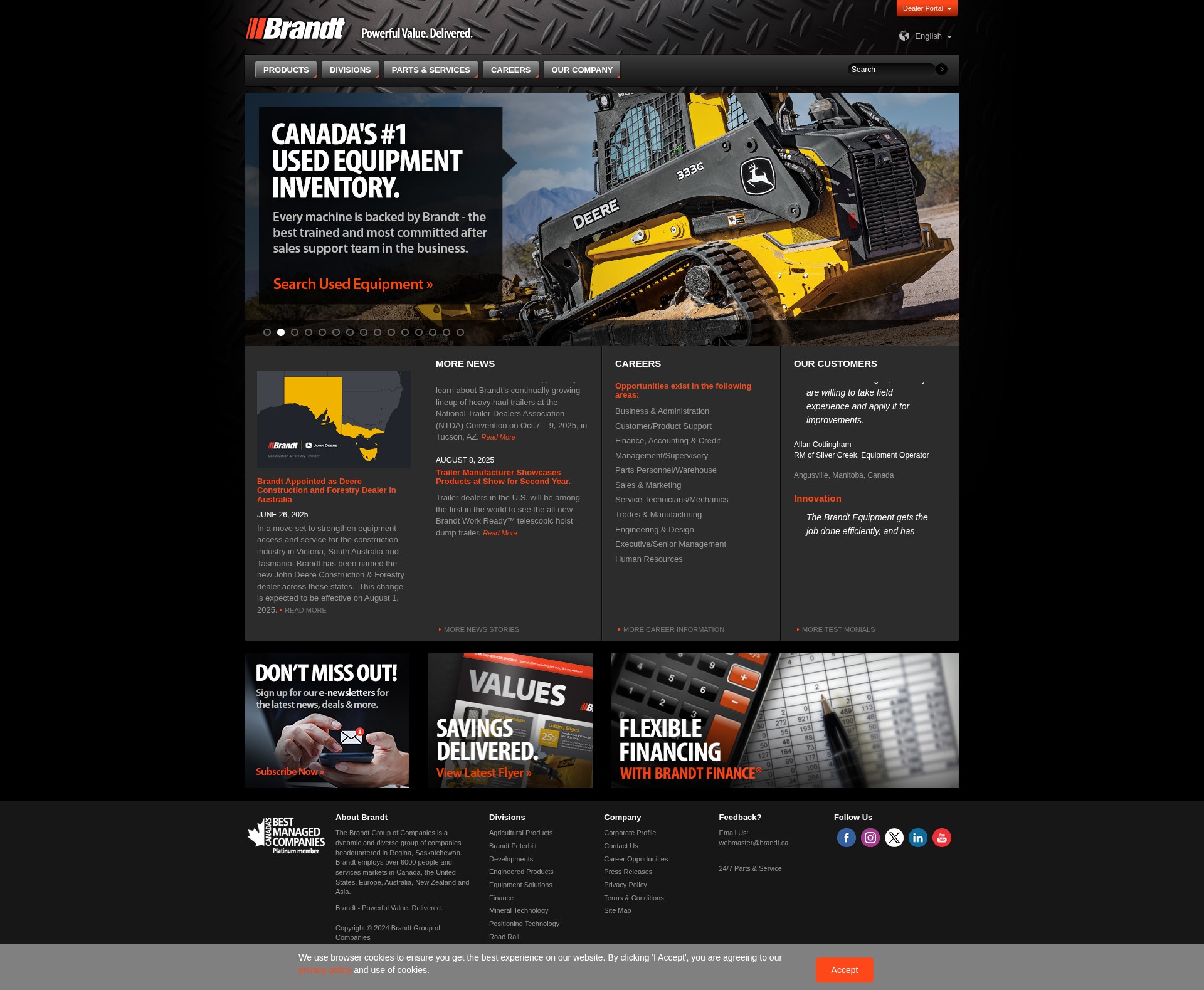 Screenshot of brandt.ca