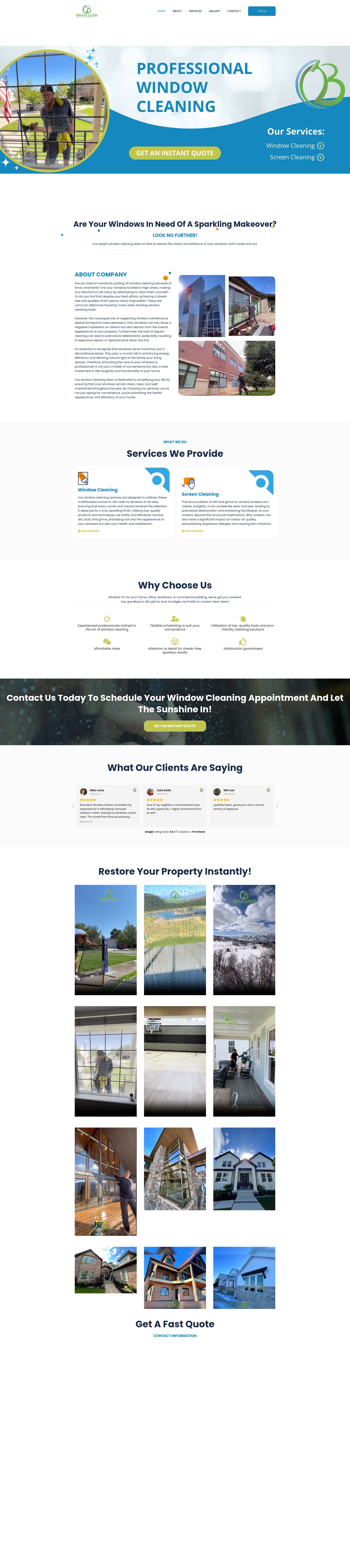 Screenshot of brascleanusa.com