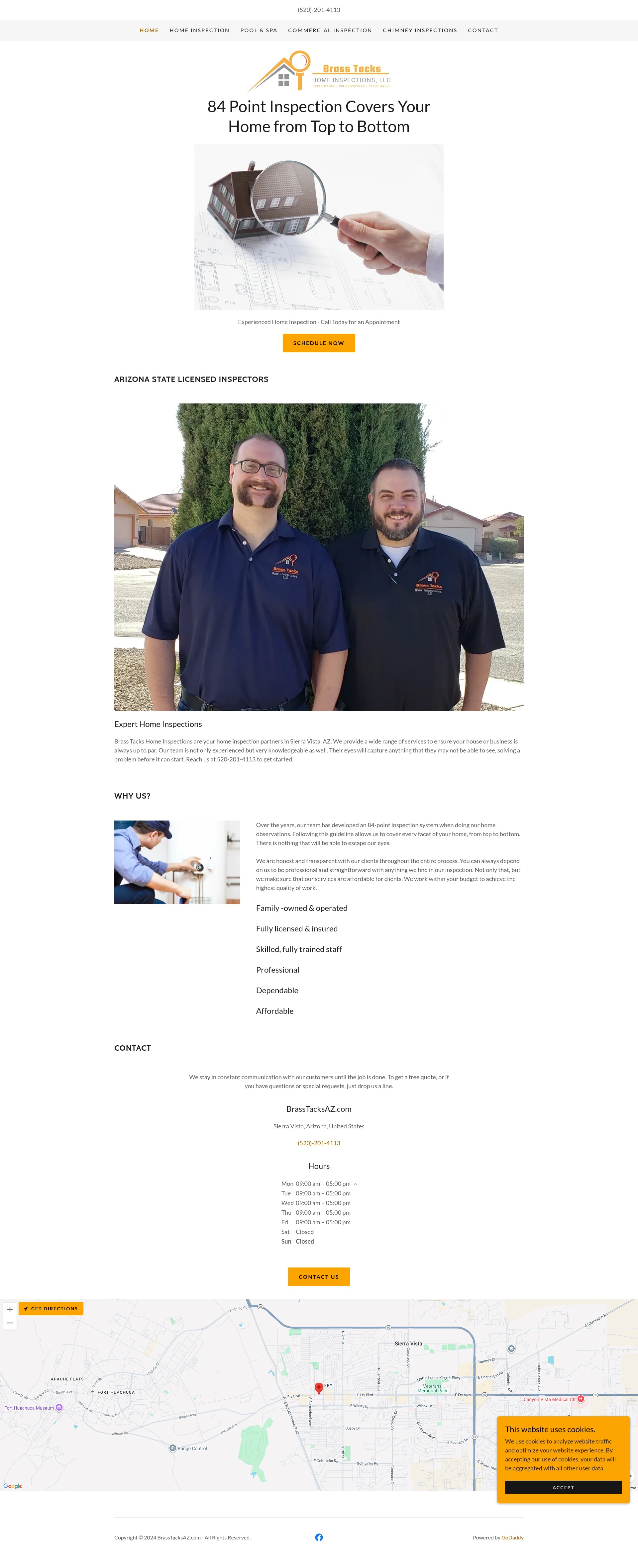 Screenshot of brasstacksaz.com
