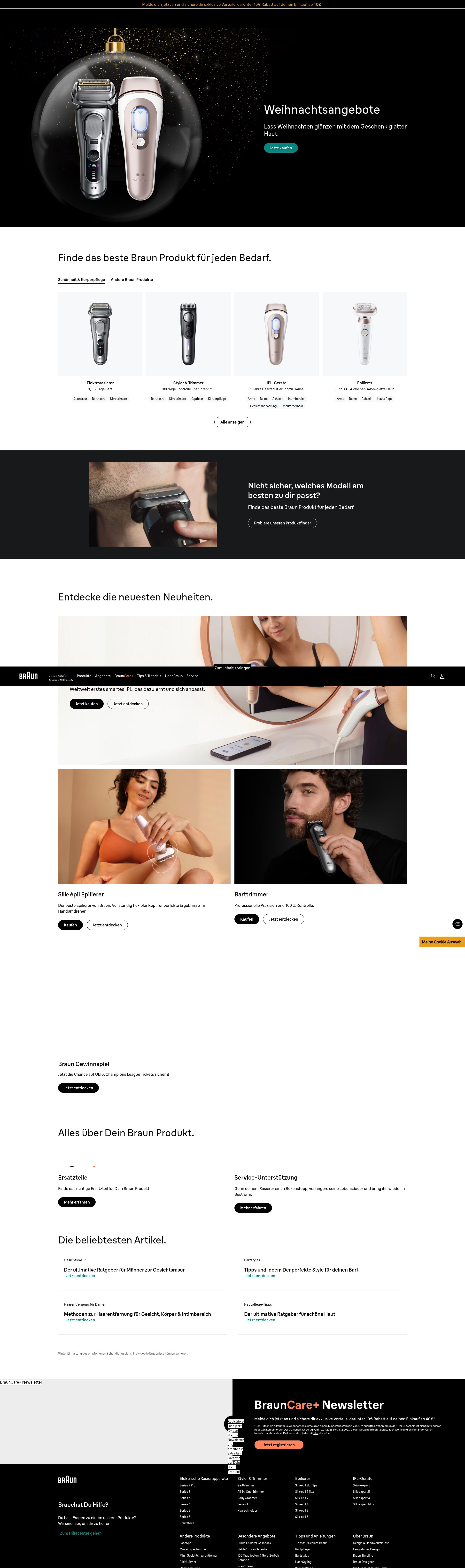 Screenshot of braun.de