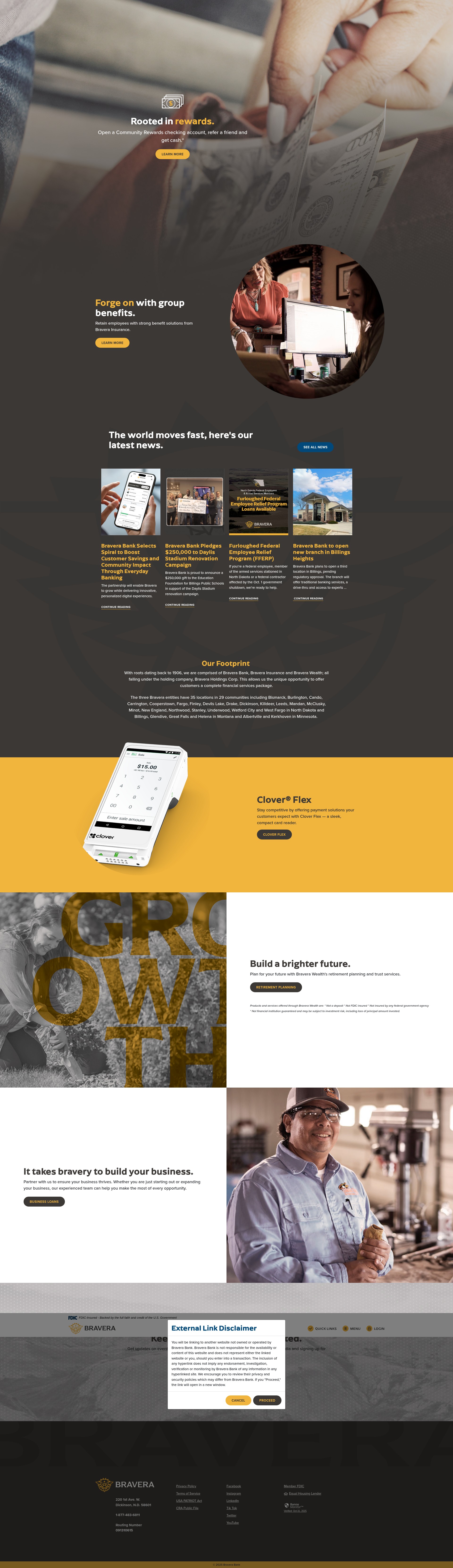 Screenshot of bravera.bank