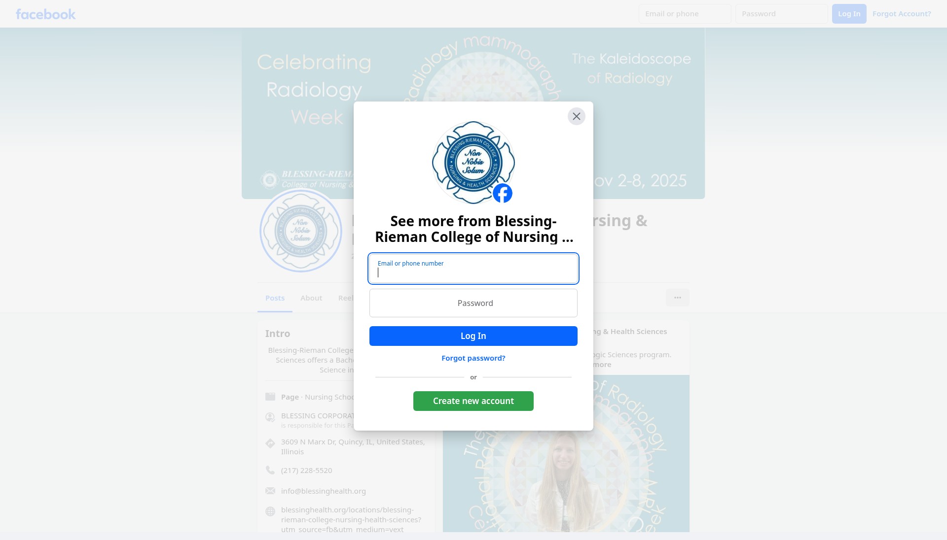 Screenshot of brcn.edu