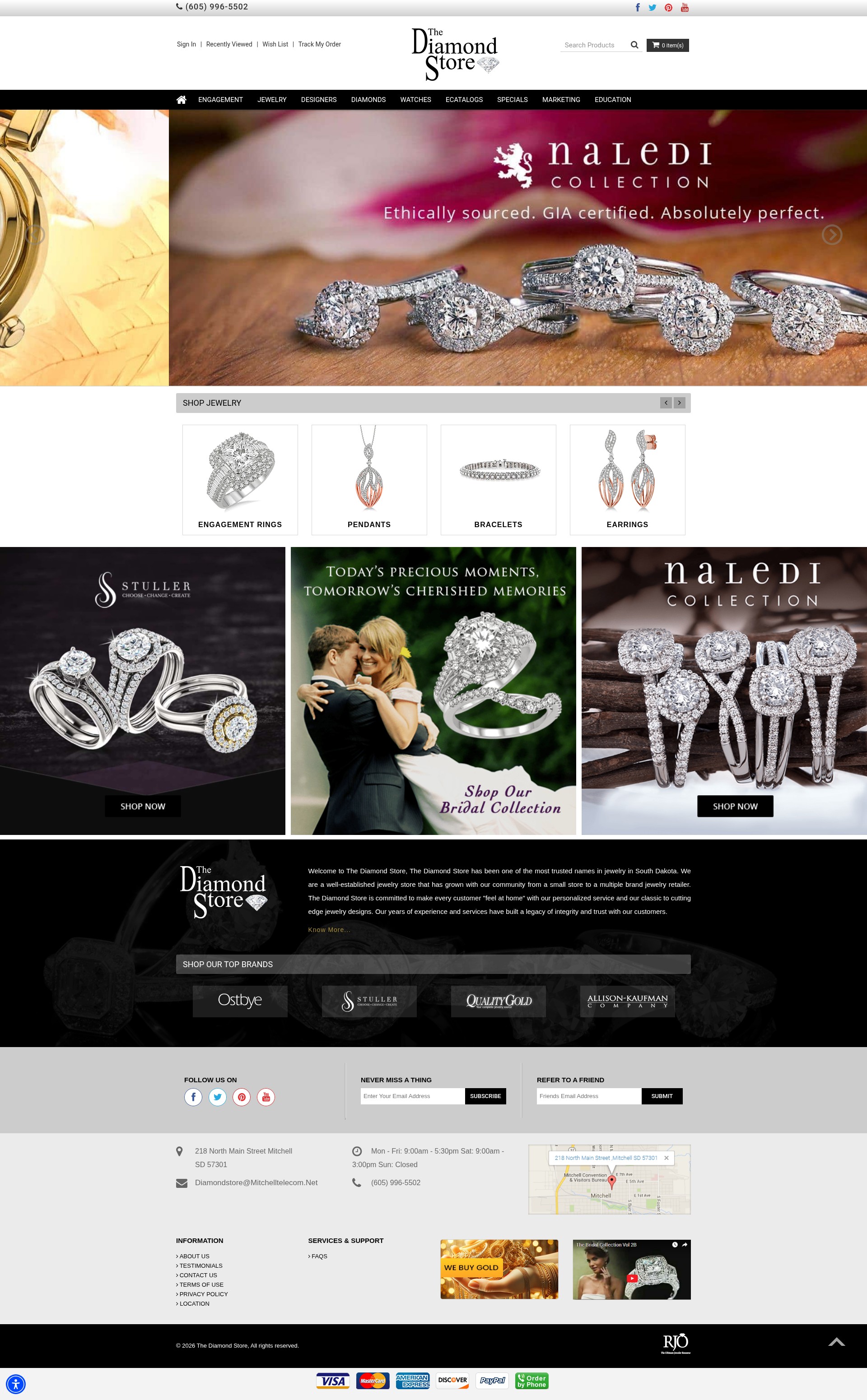 Screenshot of brdiamondstore.com