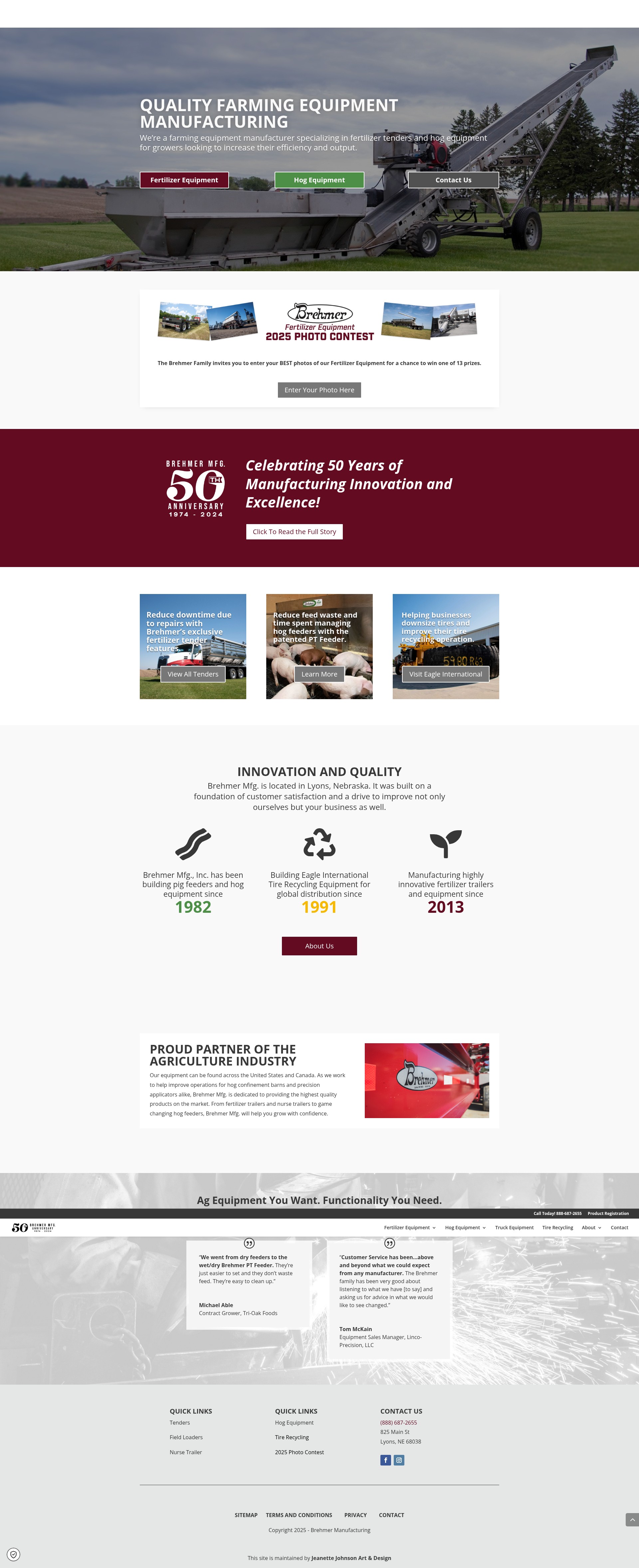 Screenshot of brehmer.com