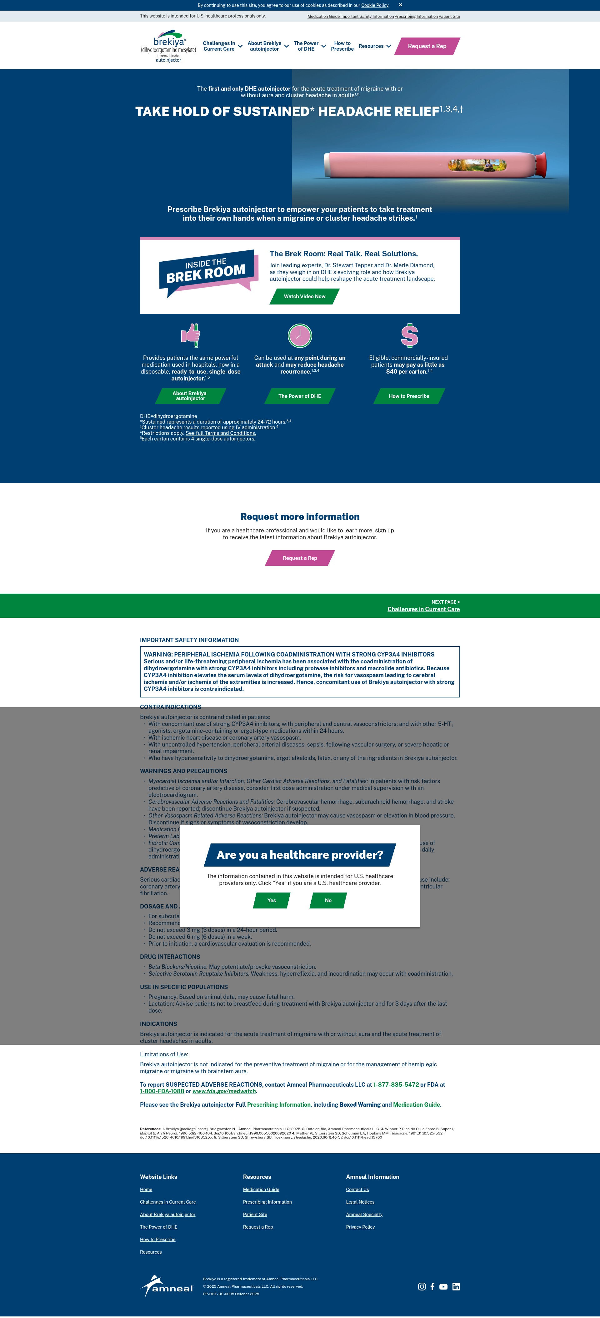 Screenshot of brekiyahcp.com