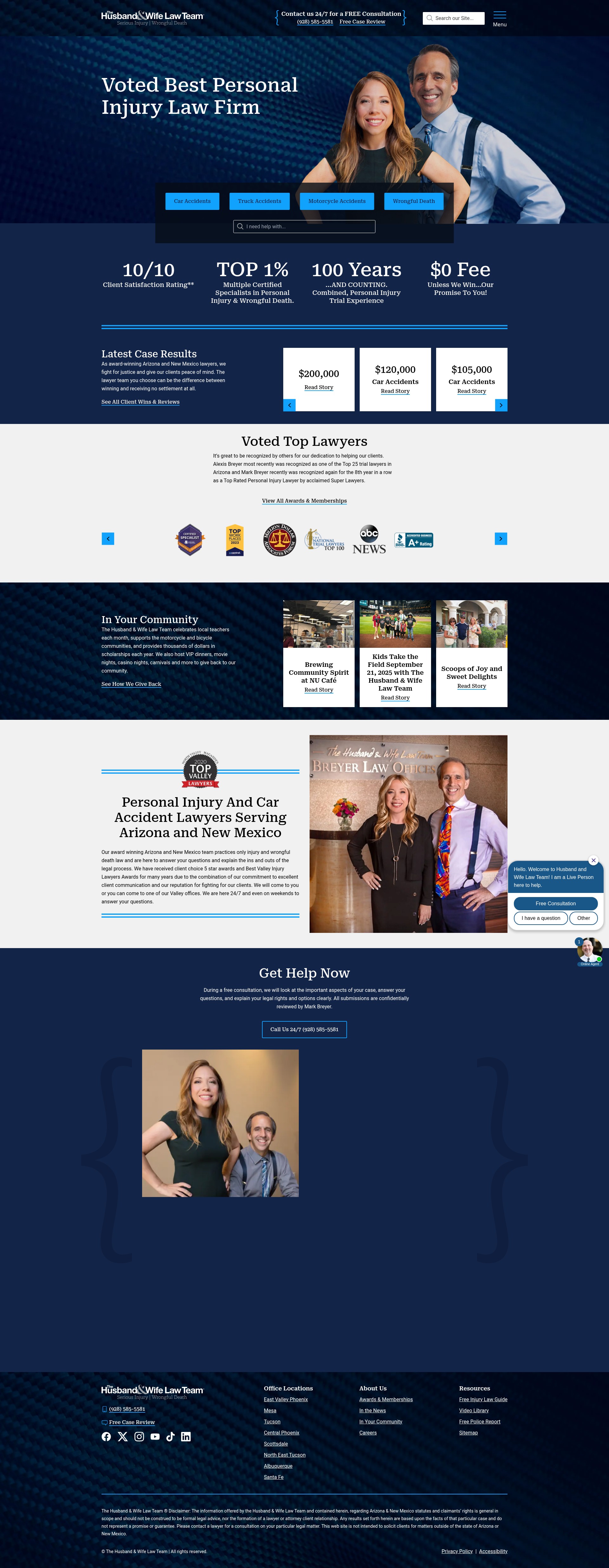 Screenshot of breyerlaw.com
