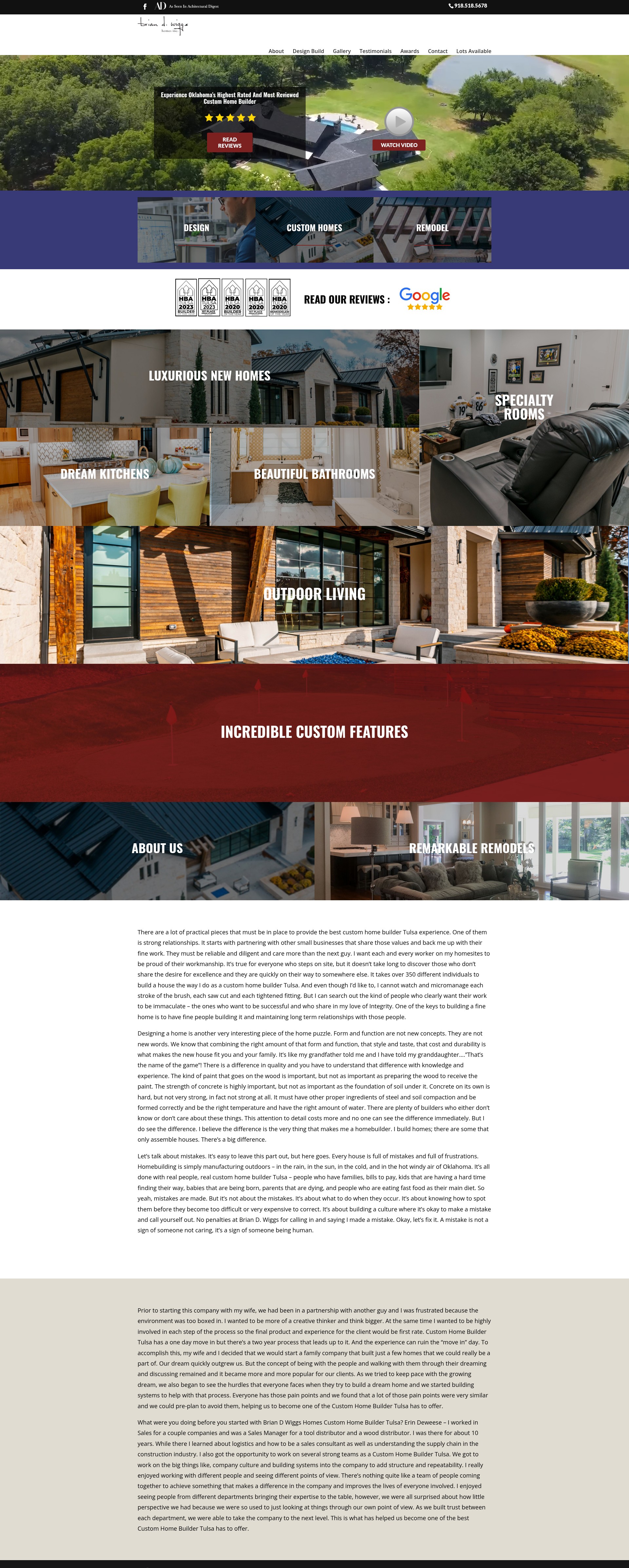 Screenshot of briandwiggs.com