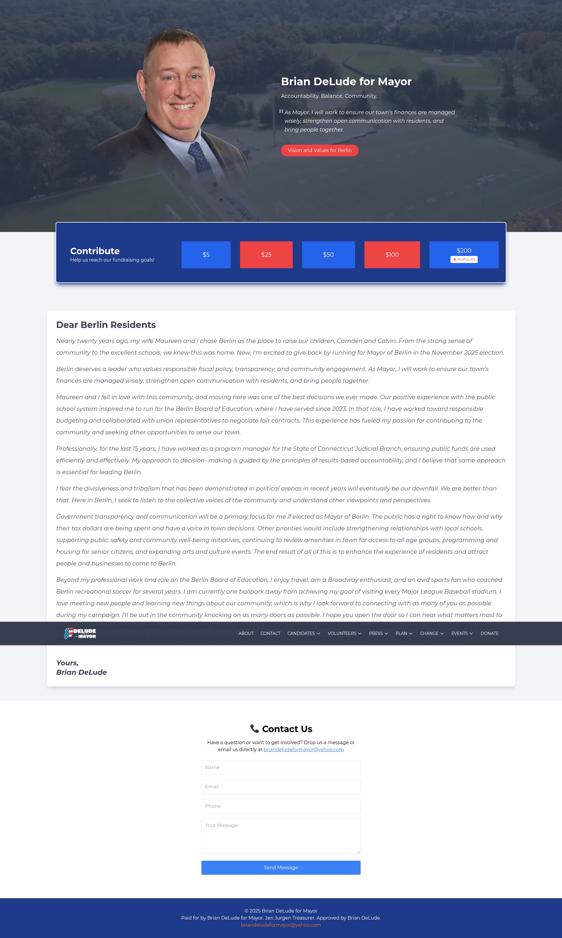Screenshot of brianforberlin.com