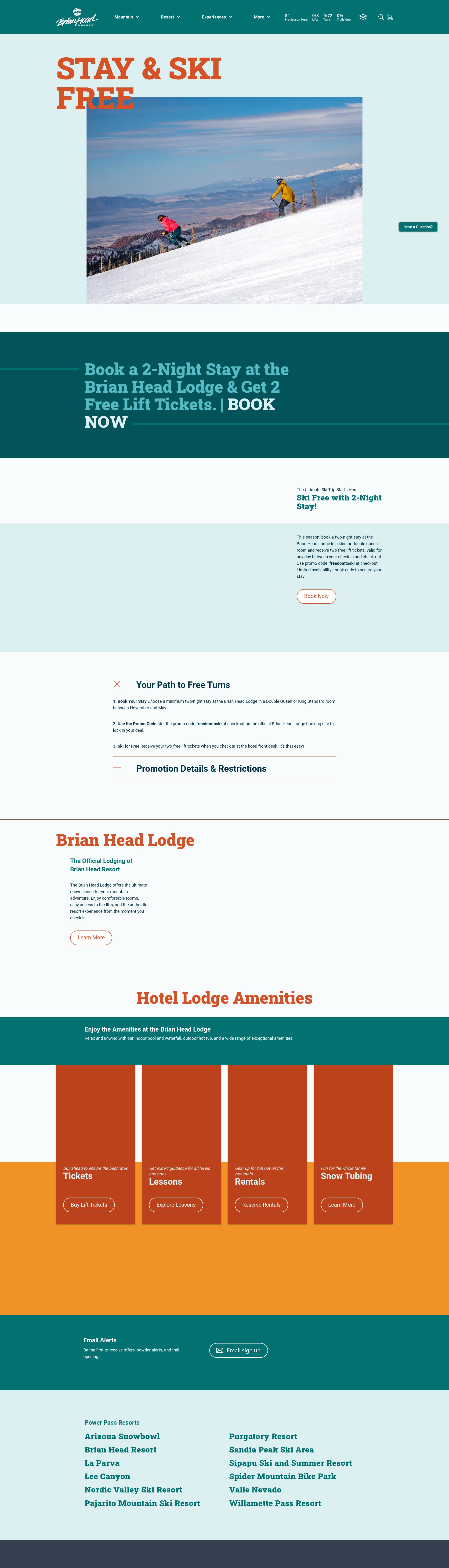Screenshot of brianhead.com