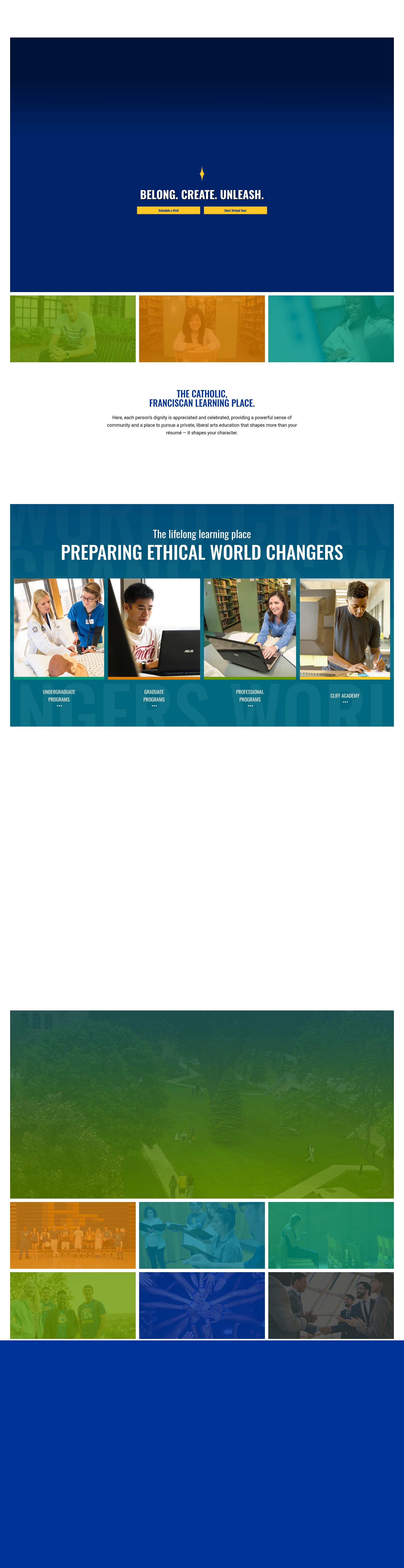 Screenshot of briarcliff.edu