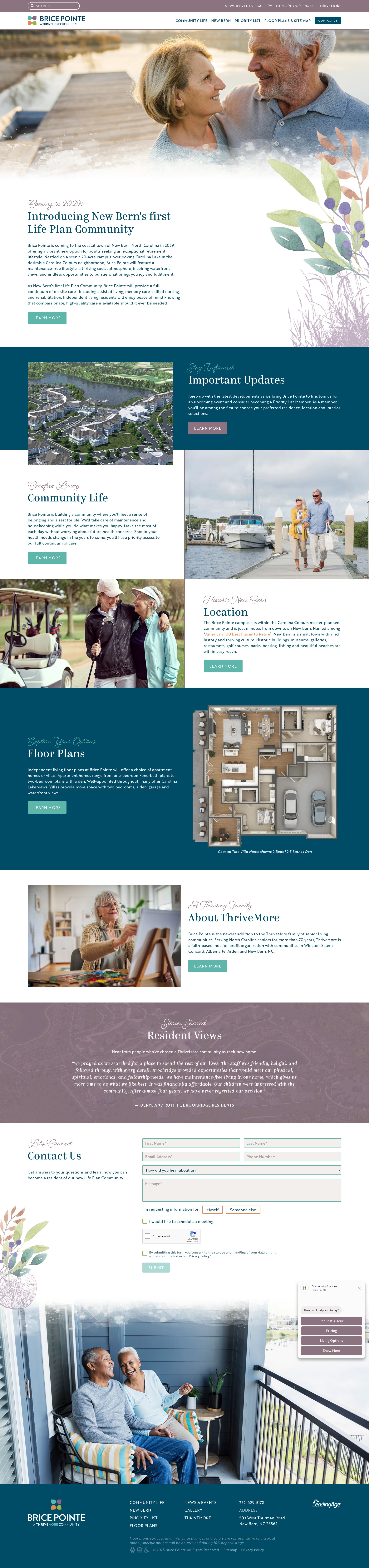 Screenshot of bricepointe.org