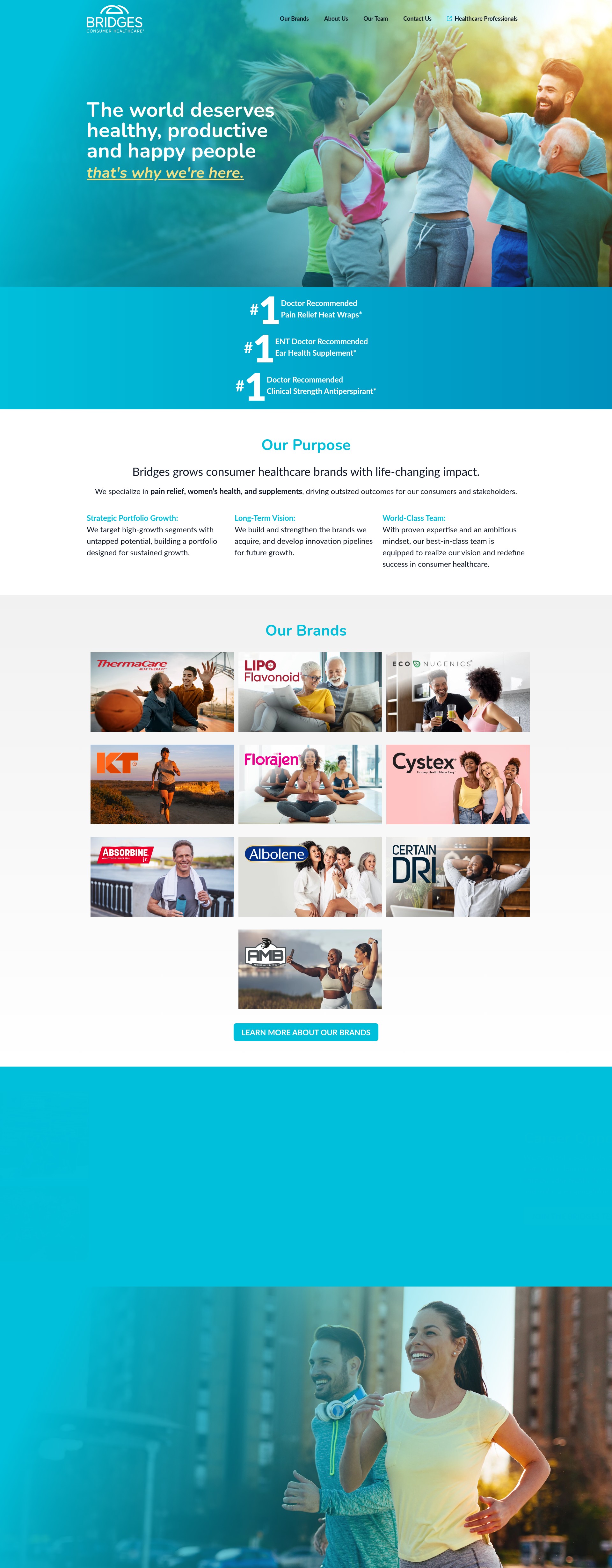 Screenshot of bridgeschc.com