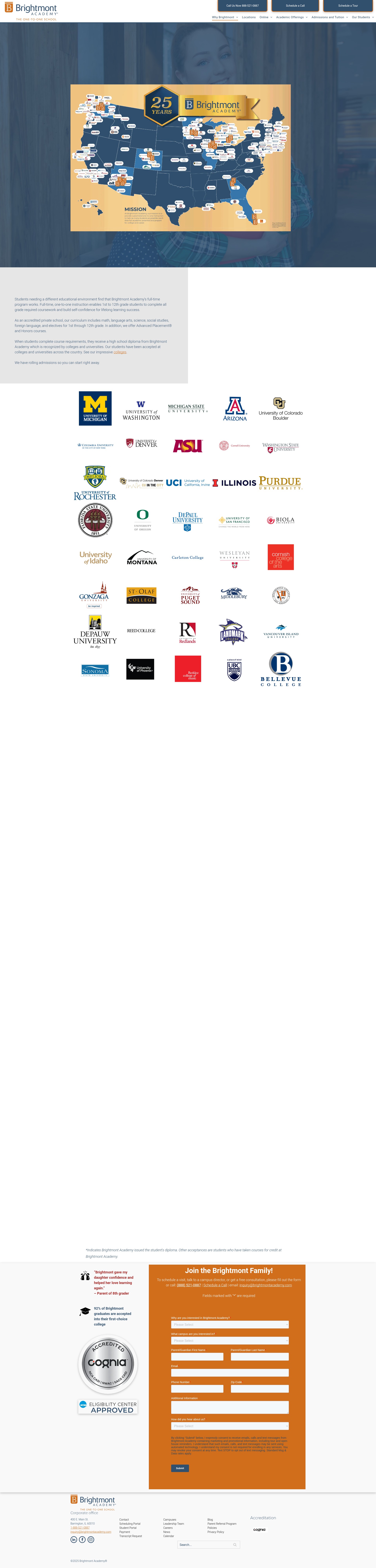 Screenshot of brightmontacademy.com