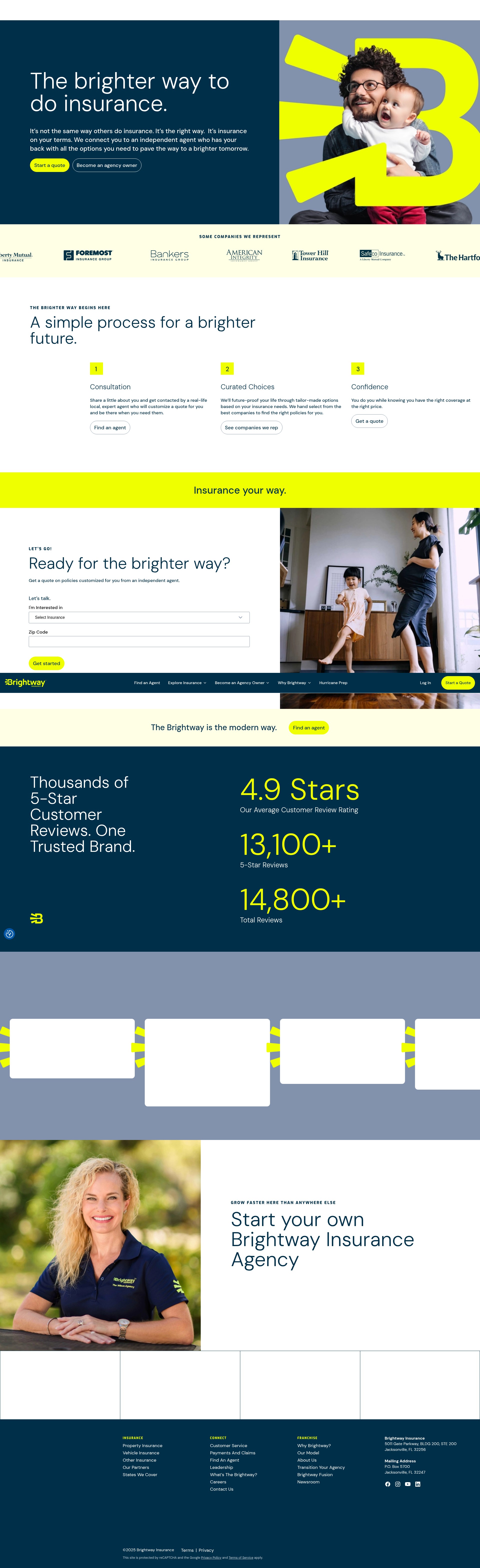 Screenshot of brightway.com