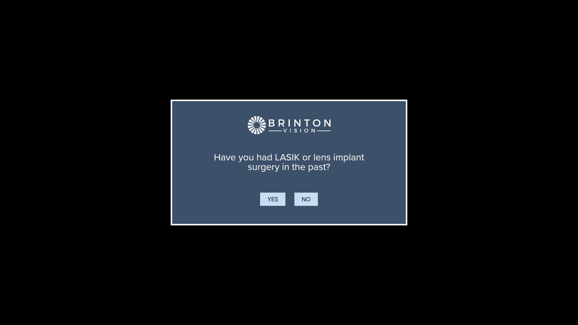 Screenshot of brintonvision.com