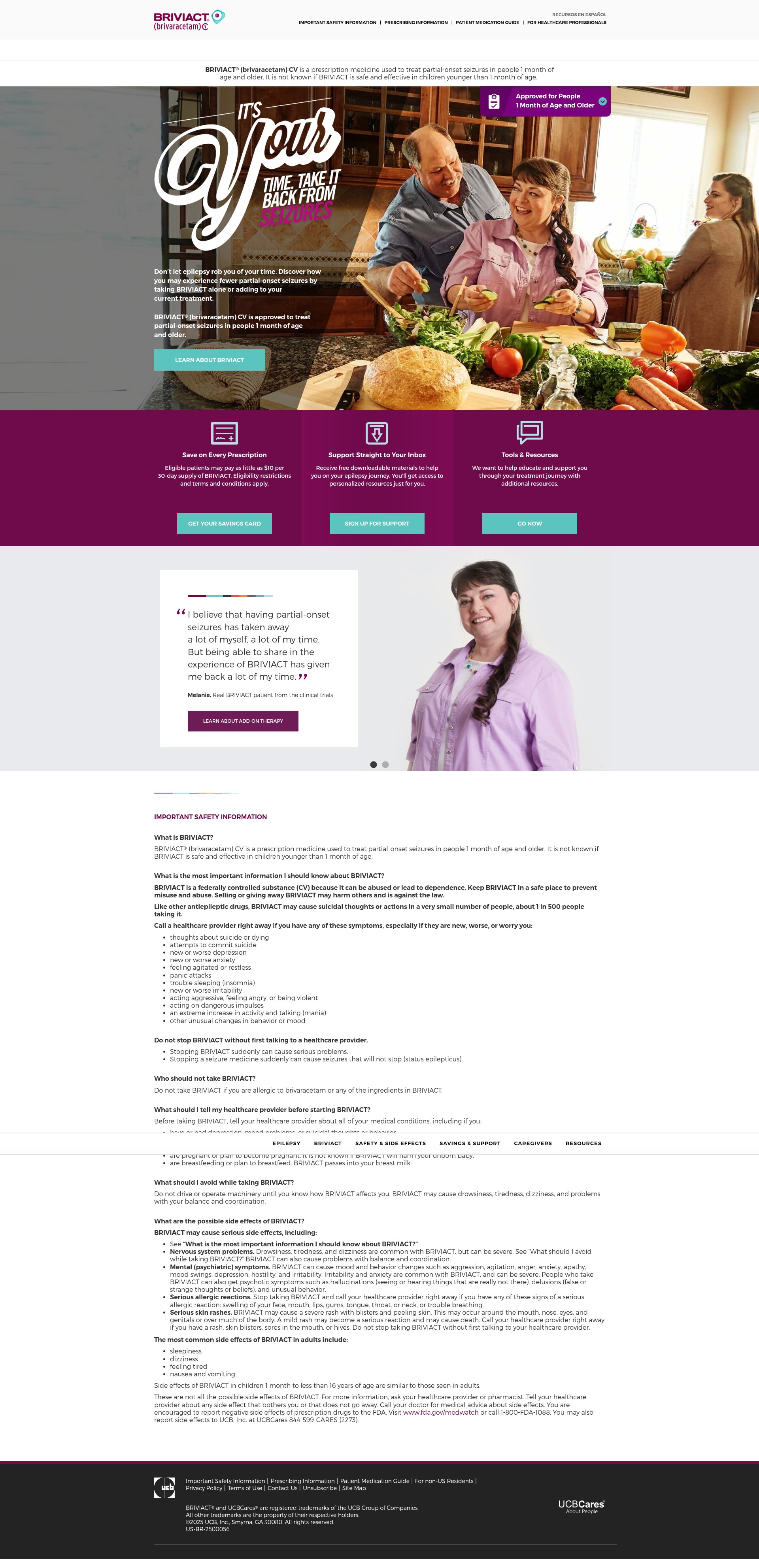 Screenshot of briviact.com