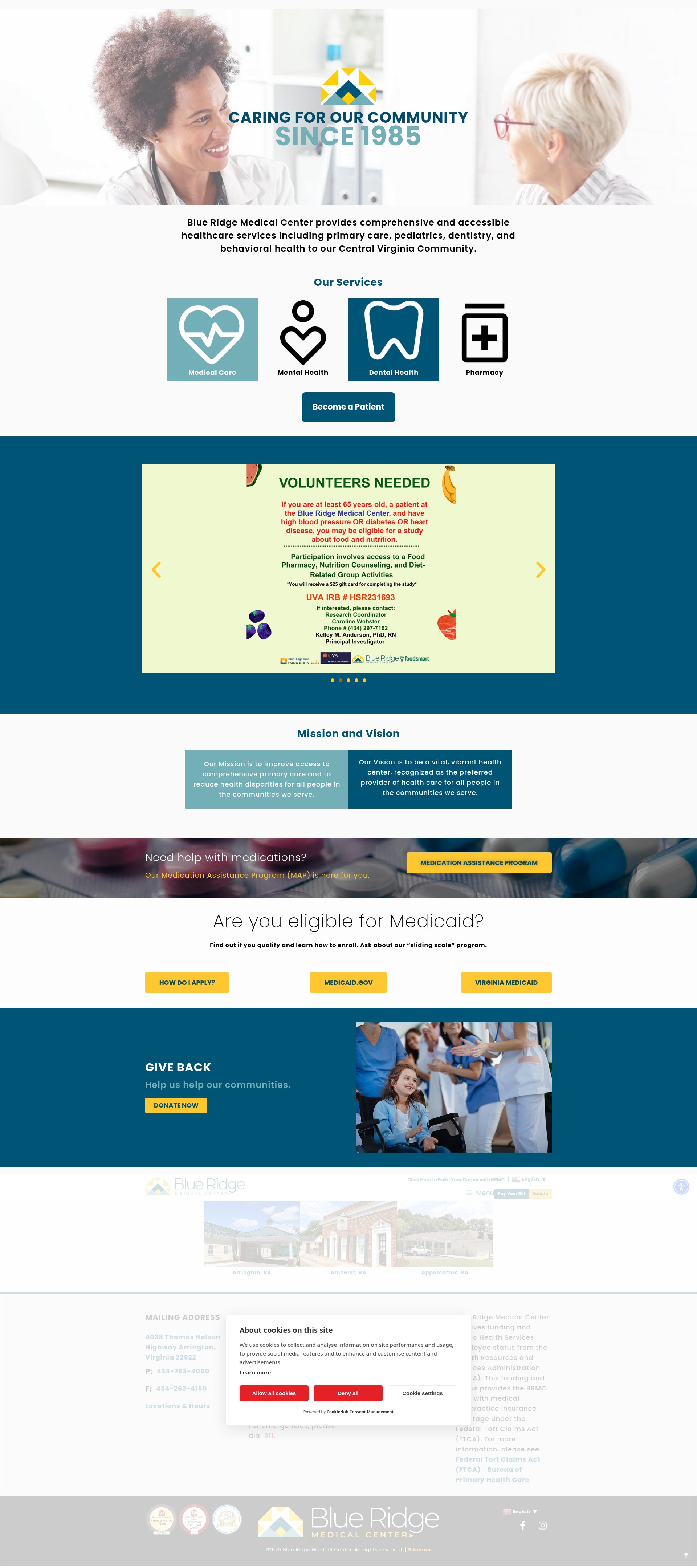 Screenshot of brmedical.org