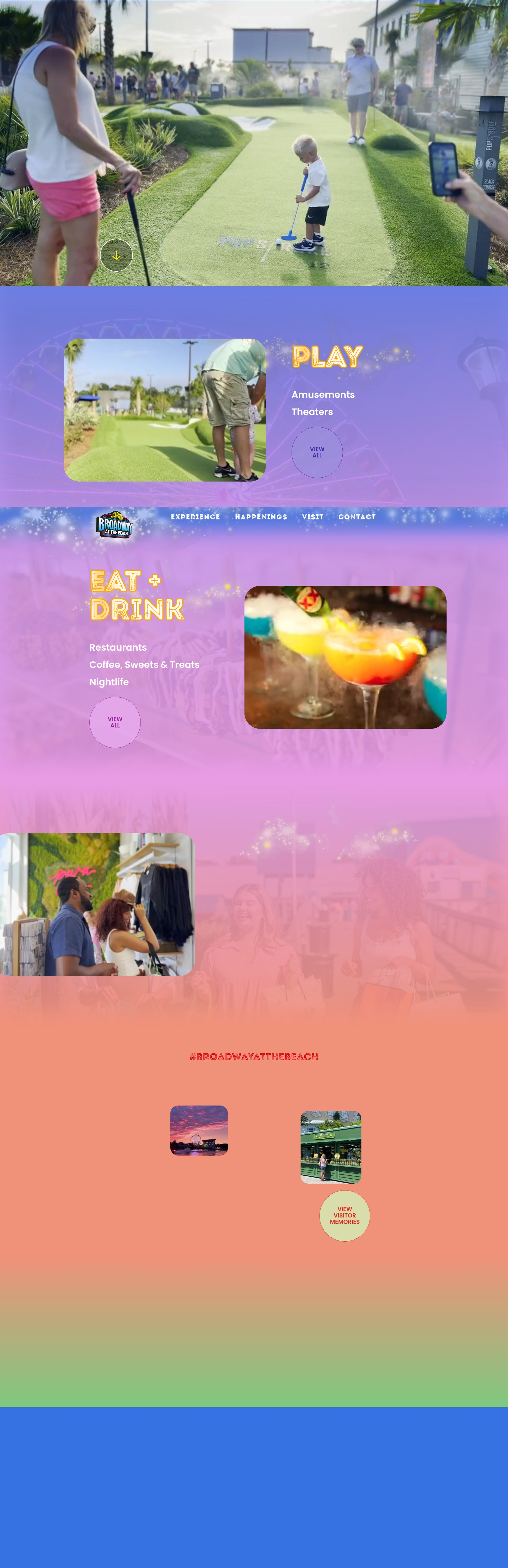 Screenshot of broadwayatthebeach.com