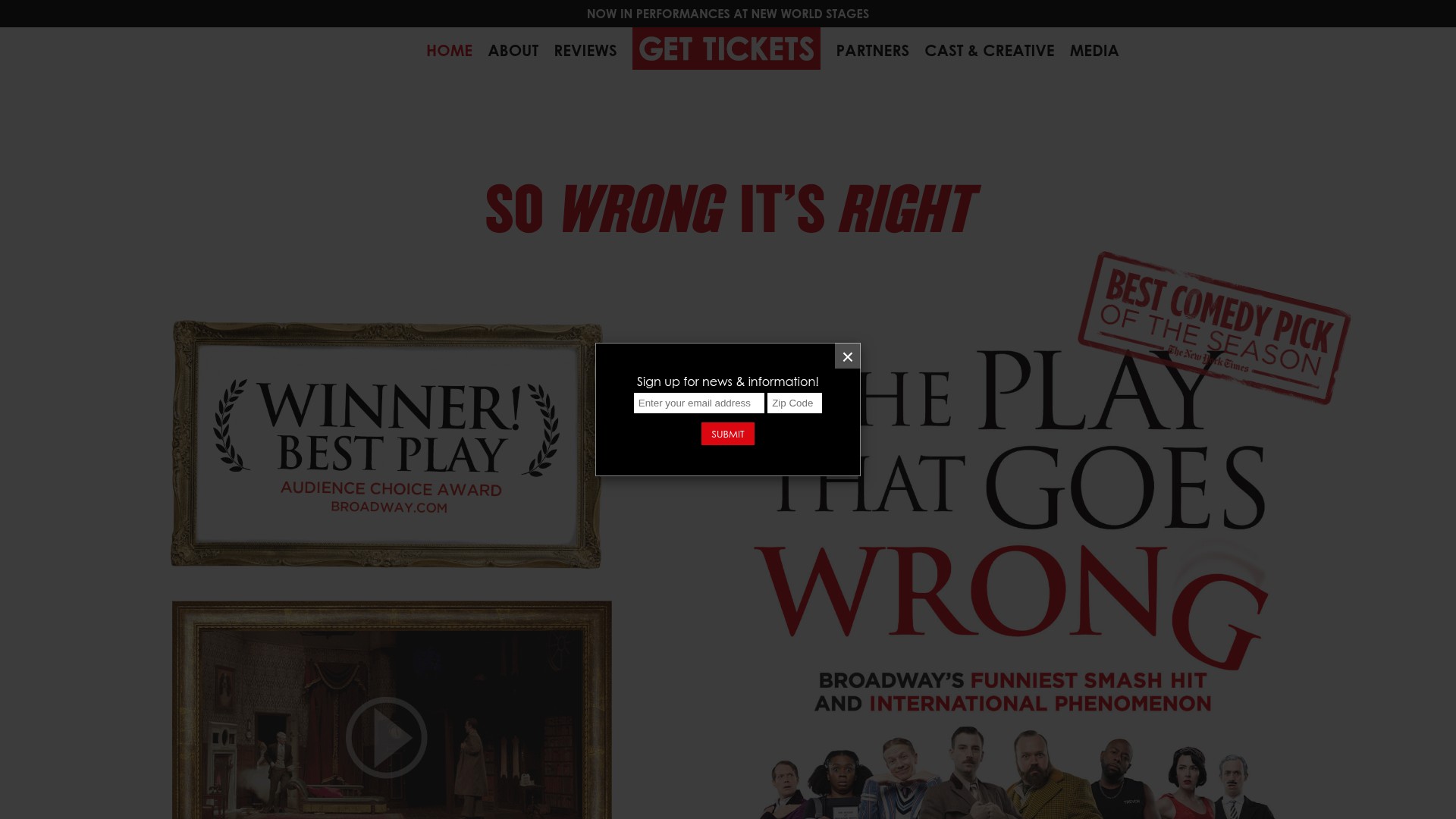 Screenshot of broadwaygoeswrong.com