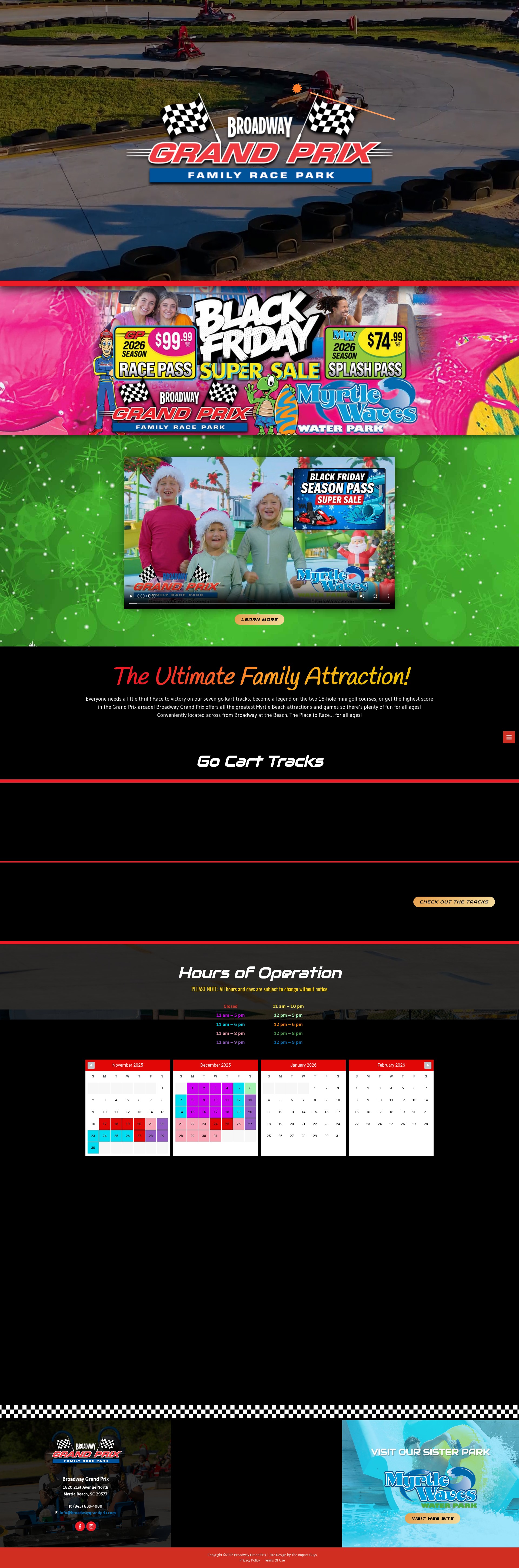 Screenshot of broadwaygrandprix.com