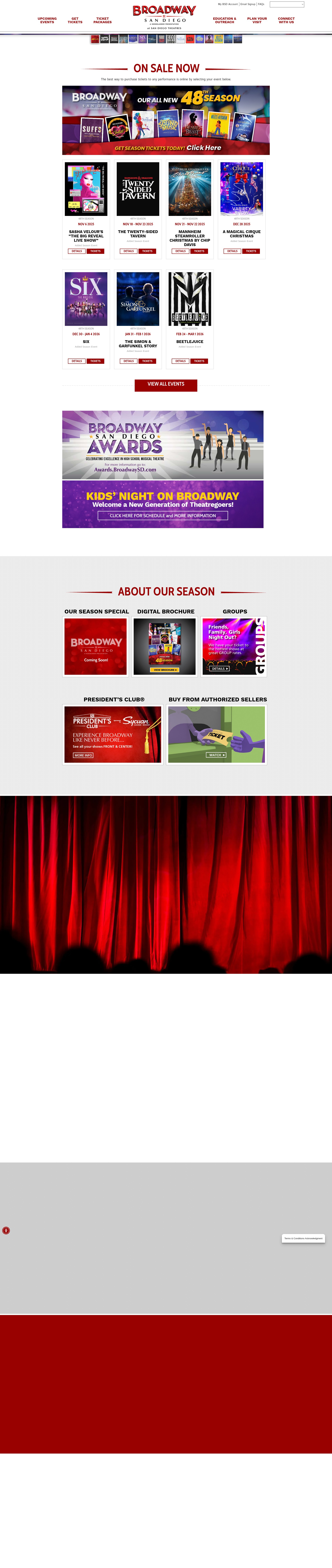 Screenshot of broadwaysd.com