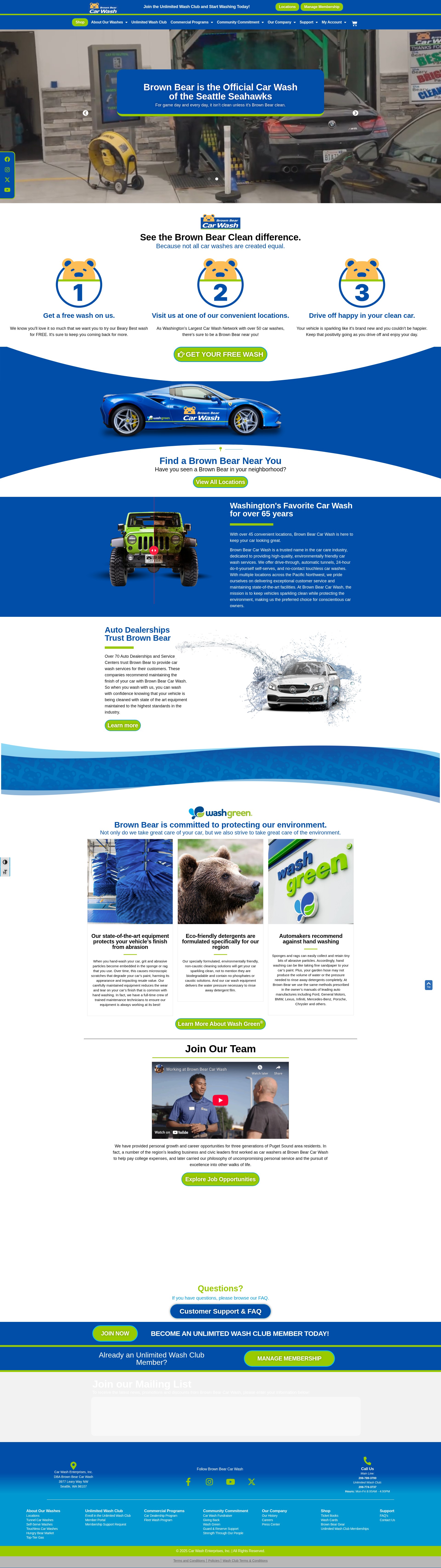 Screenshot of brownbear.com