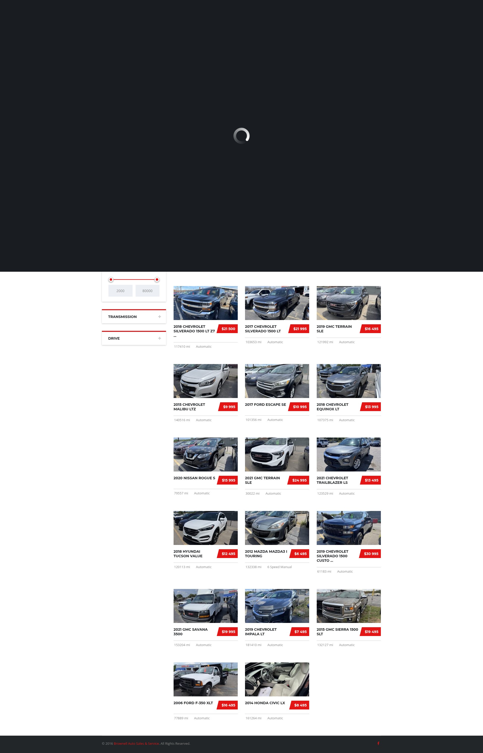 Screenshot of brownellauto.com