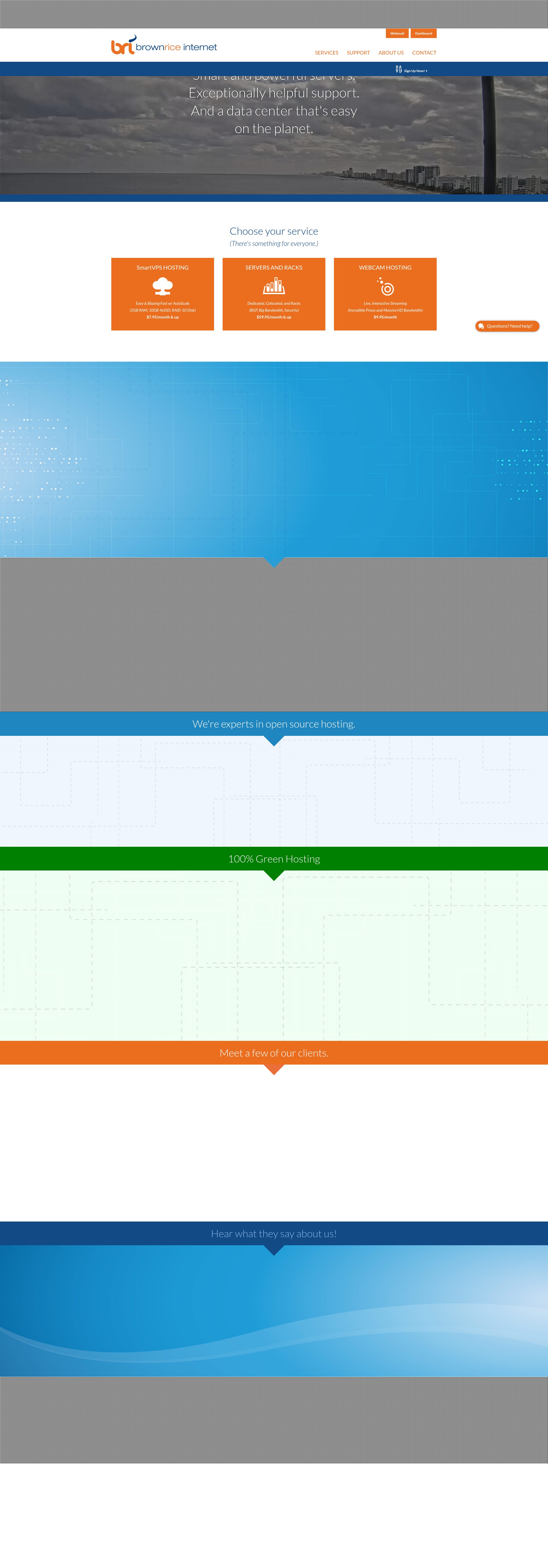 Screenshot of brownrice.com