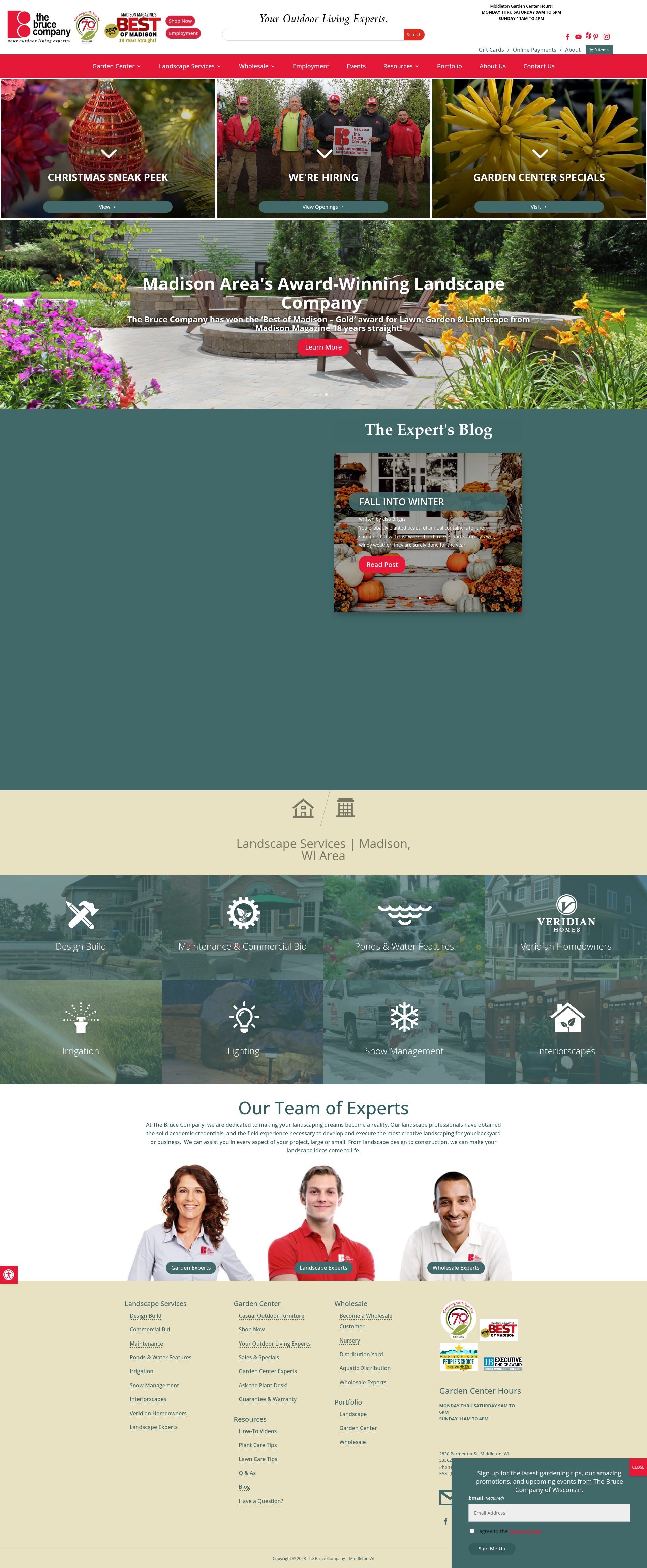 Screenshot of brucecompany.com