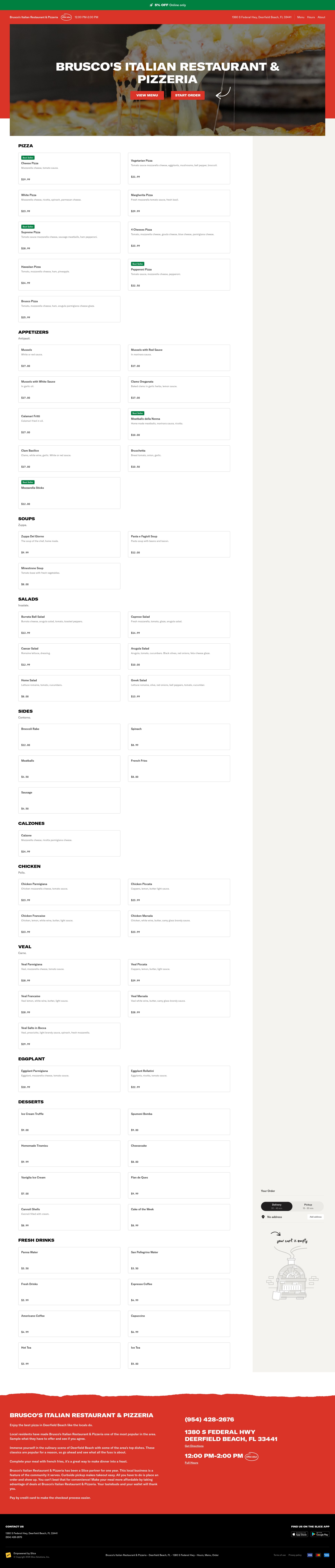 Screenshot of bruscositalian.com