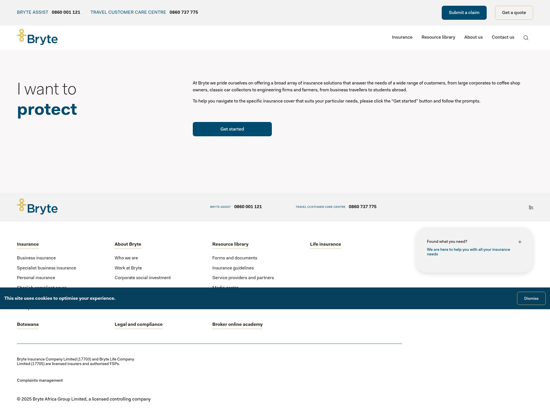 Screenshot of brytesa.com
