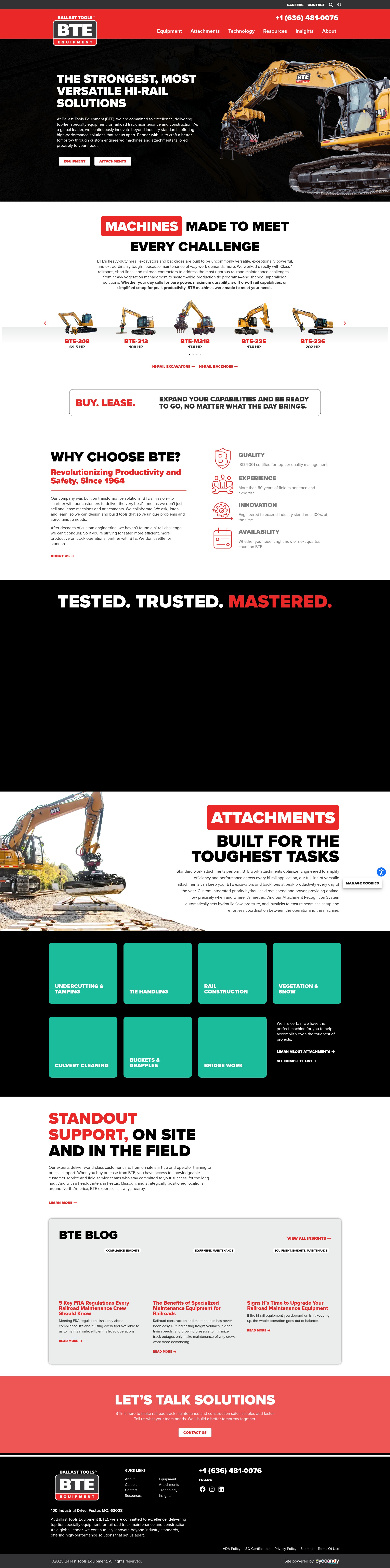 Screenshot of btequip.com