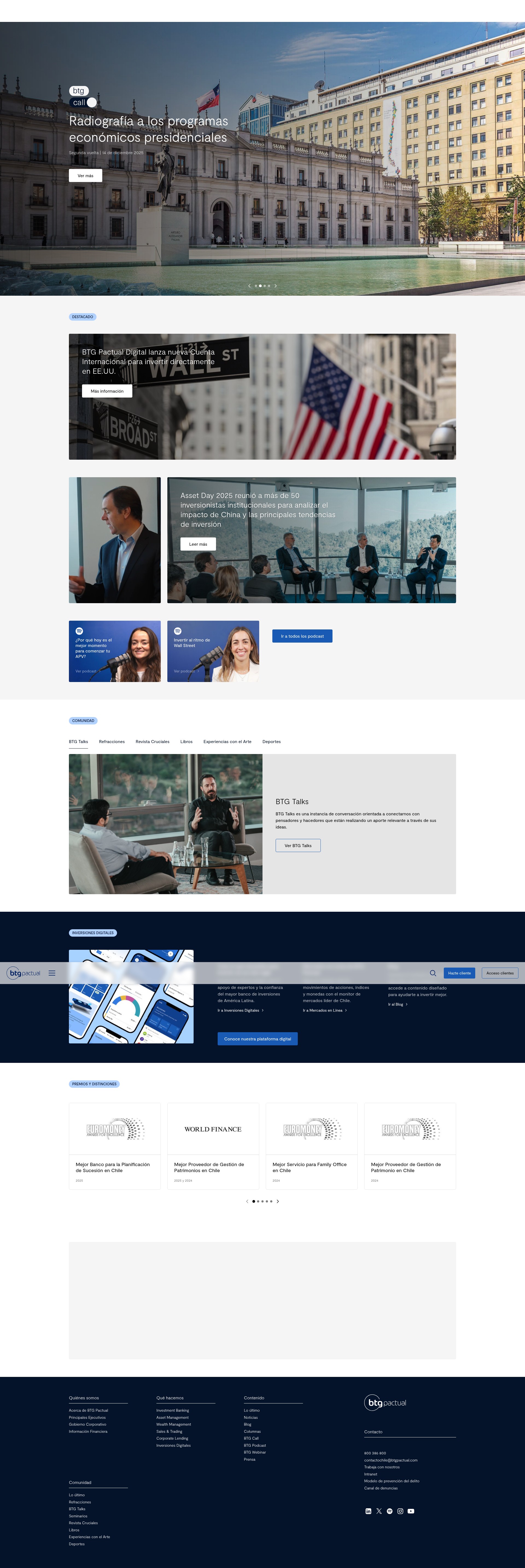 Screenshot of btgpactual.cl