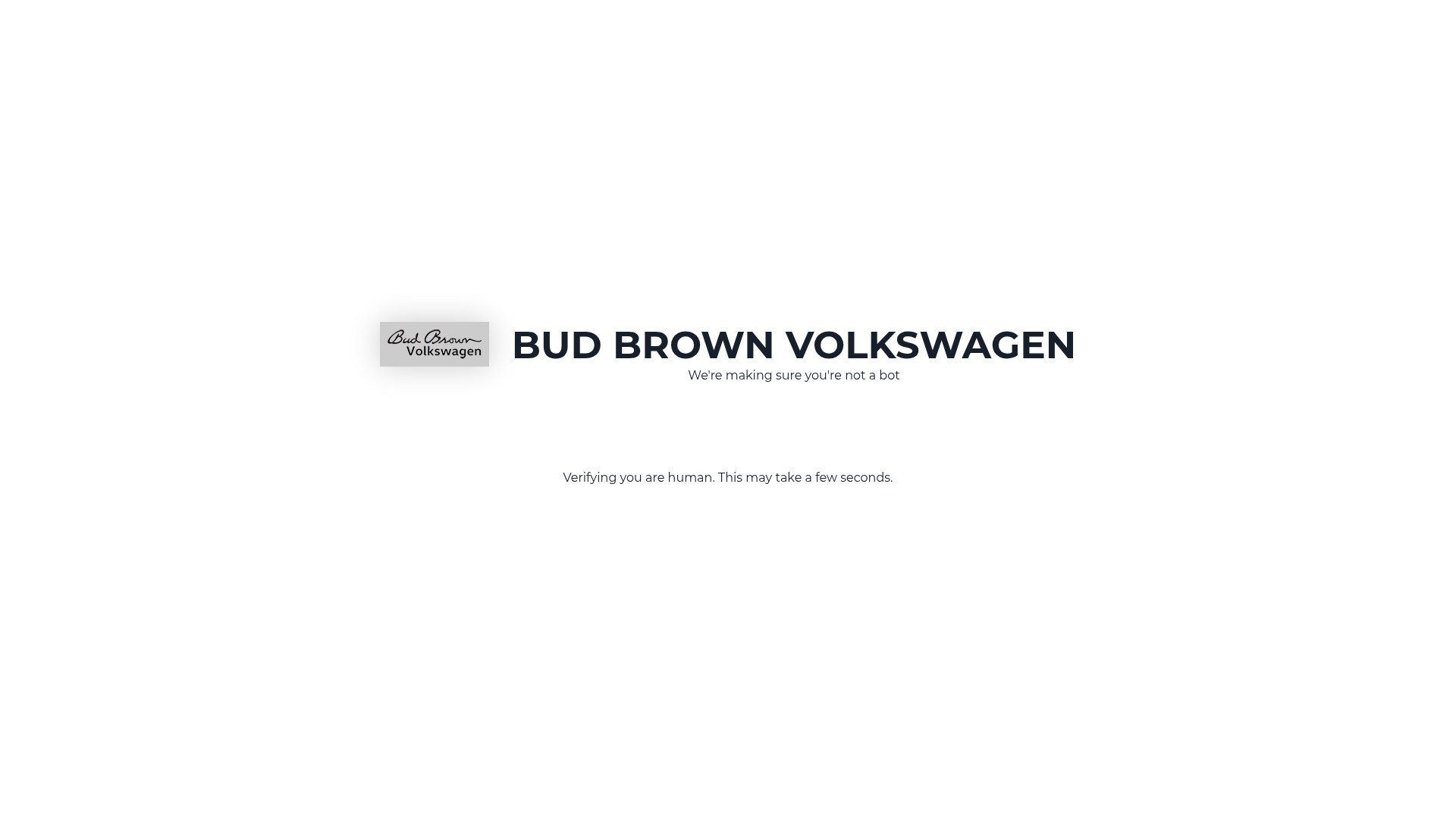 Screenshot of budbrownvw.com