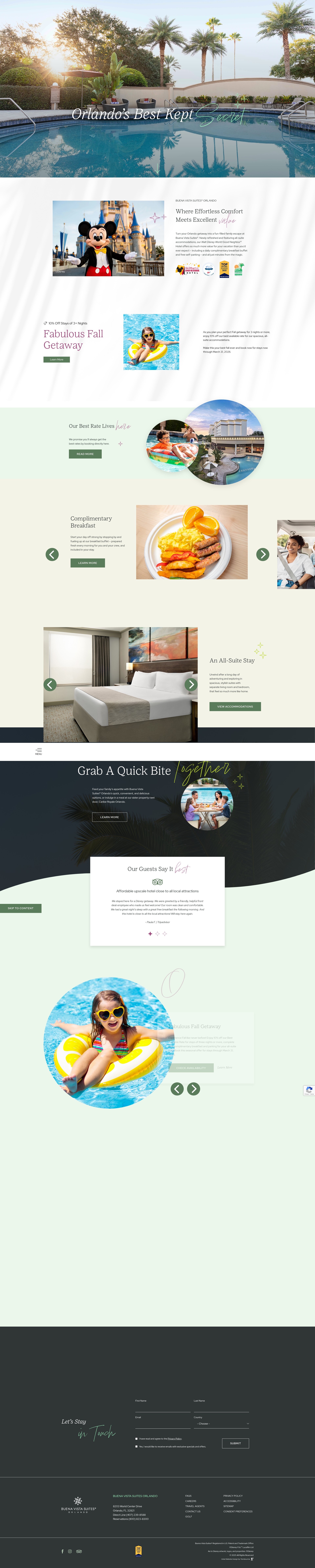 Screenshot of buenavistasuites.com