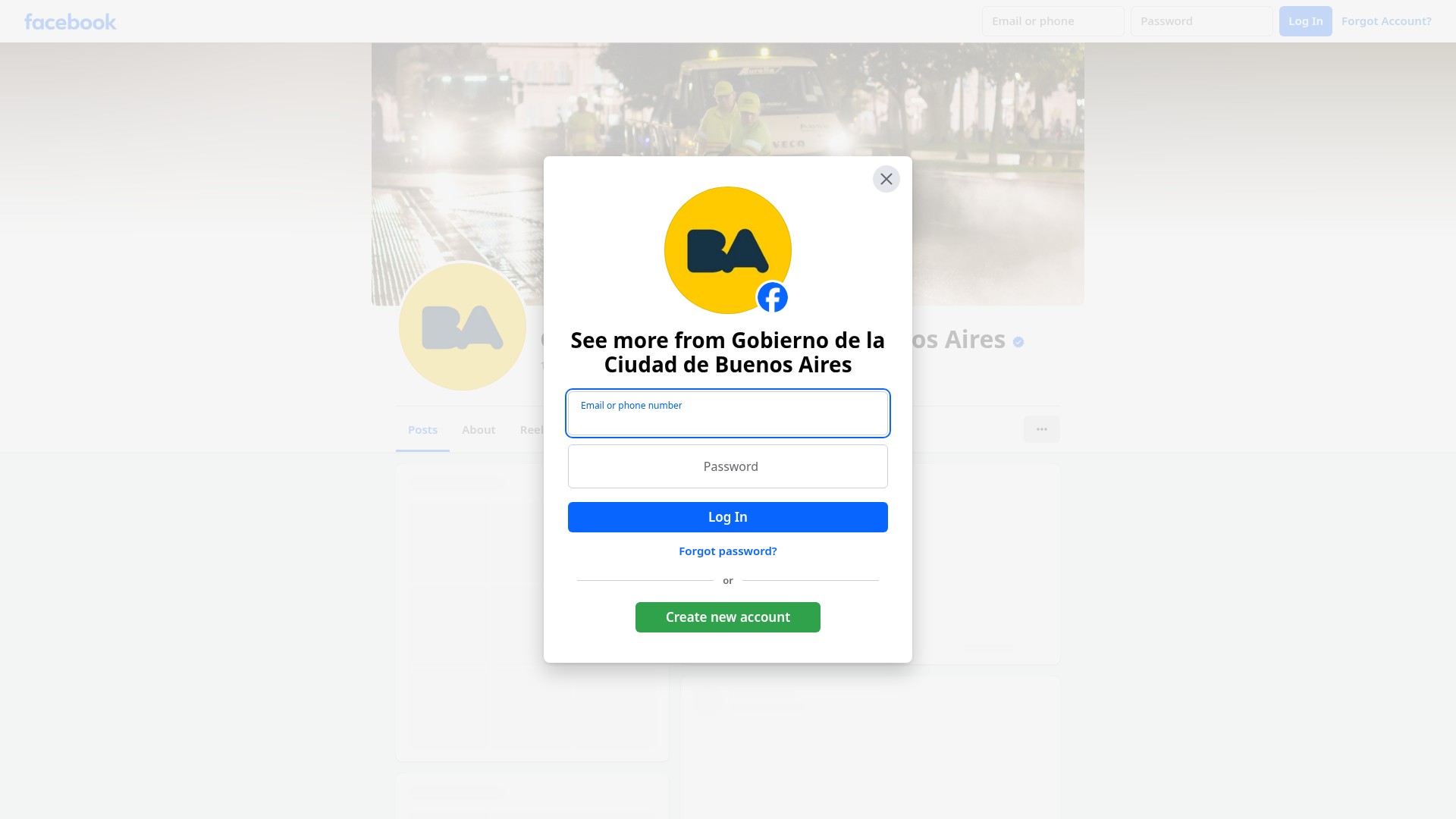 Screenshot of buenosaires.gob.ar