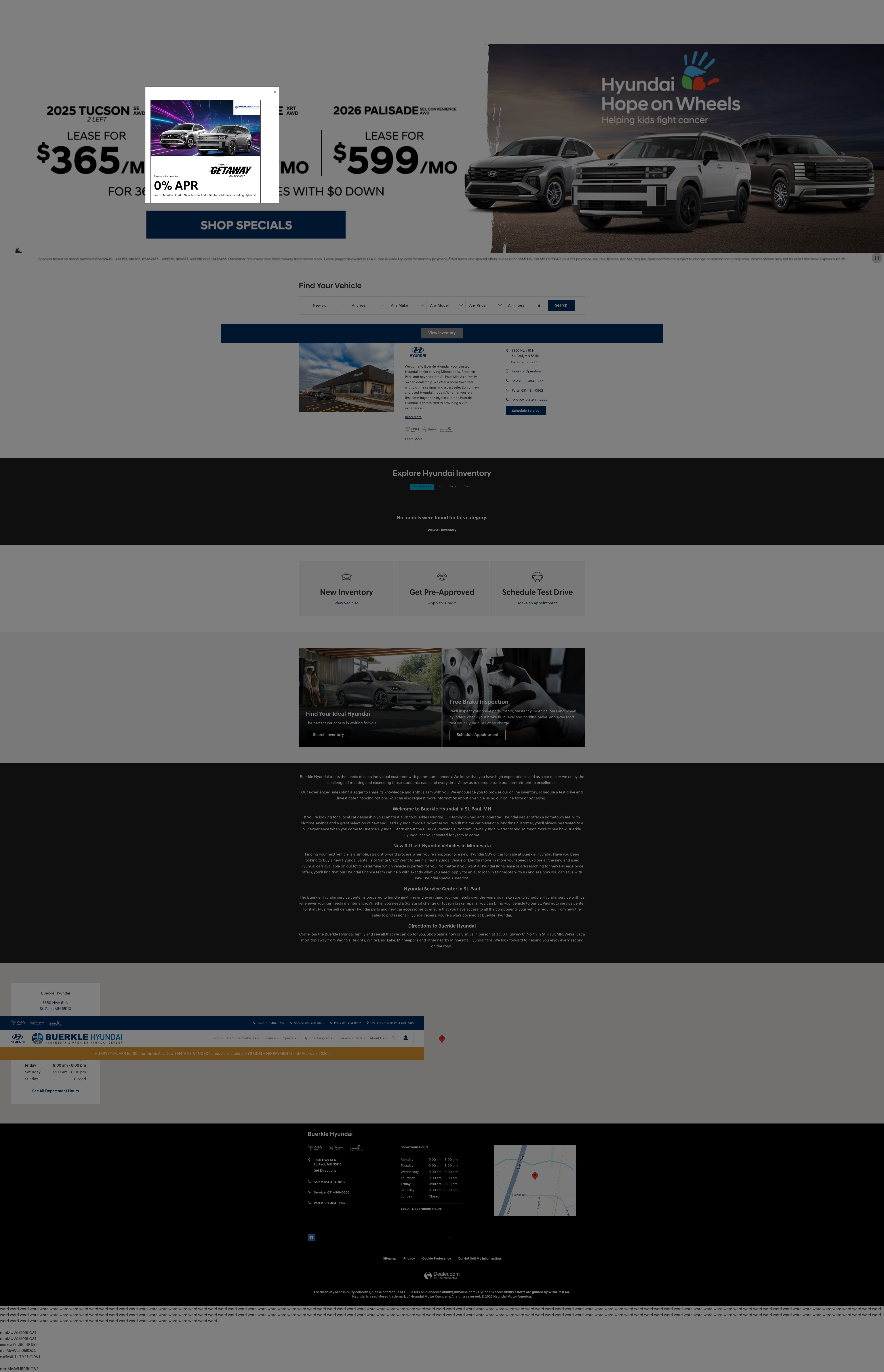 Screenshot of buerklehyundai.com