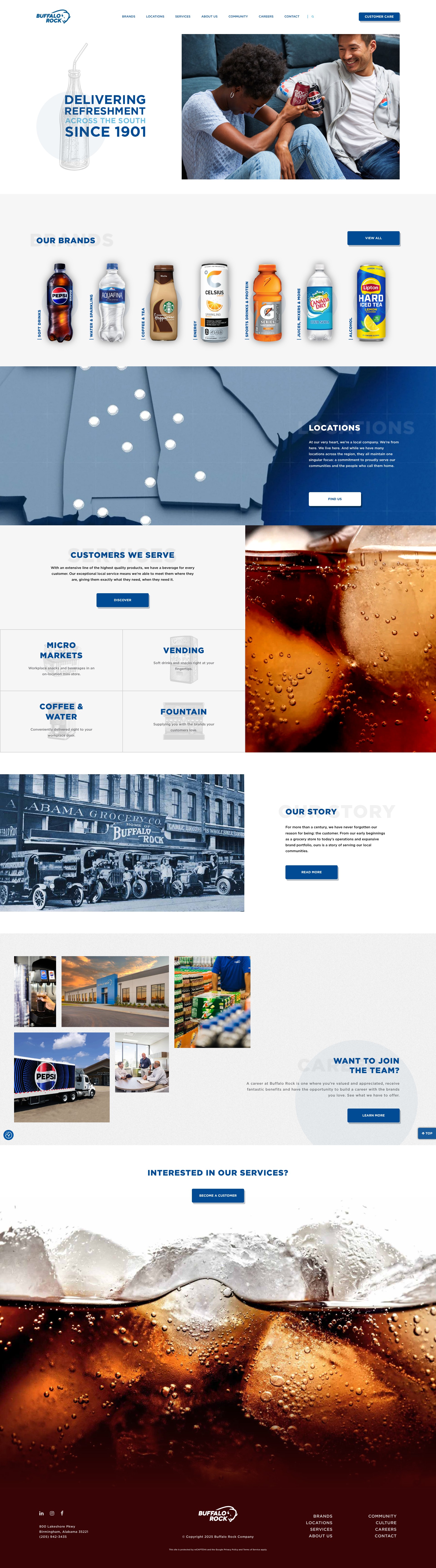 Screenshot of buffalorock.com