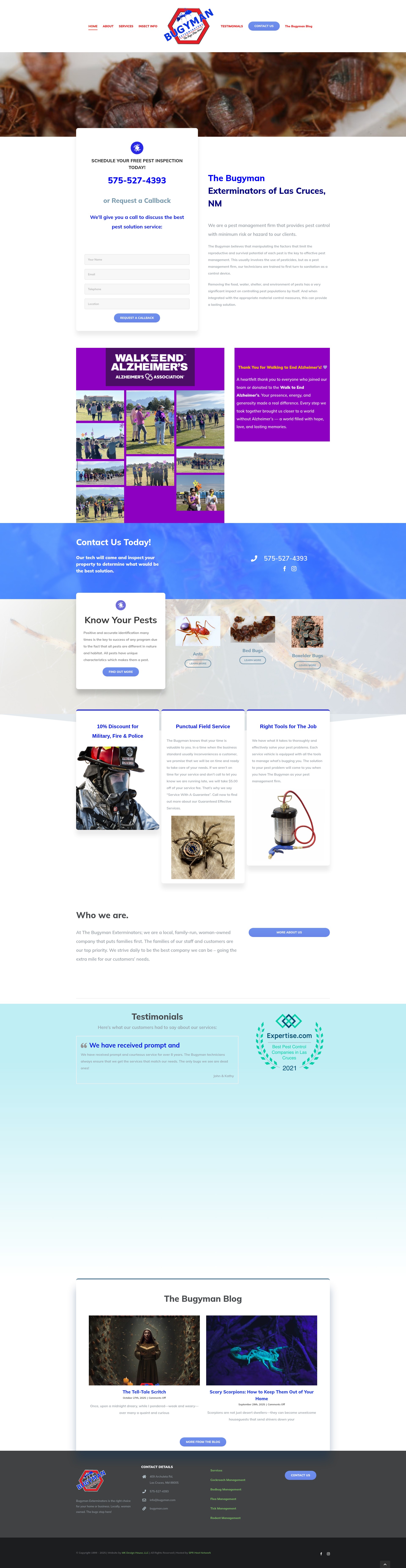 Screenshot of bugyman.com