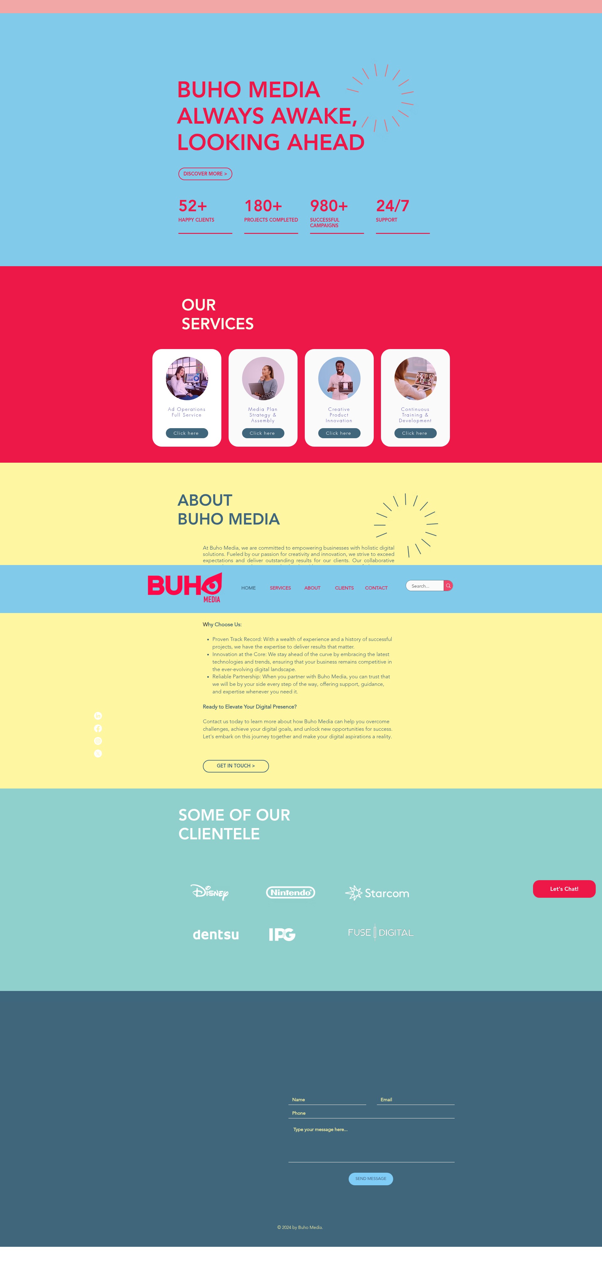 Screenshot of buhomedia.com