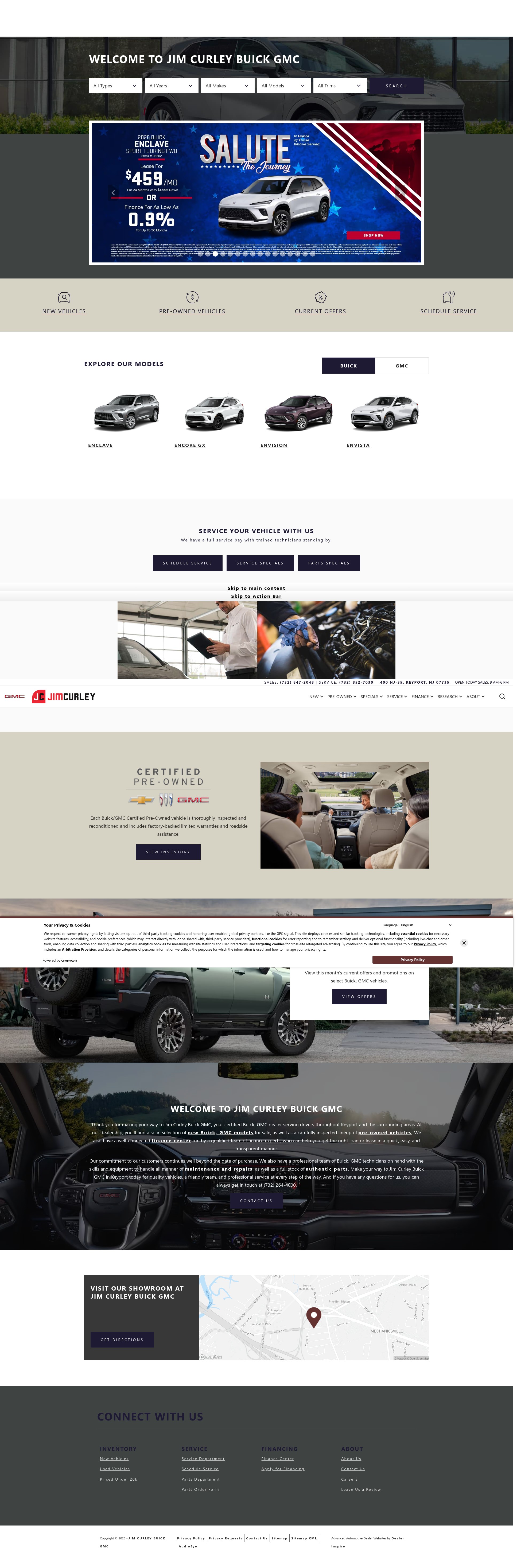 Screenshot of buickgmckeyportnj.com