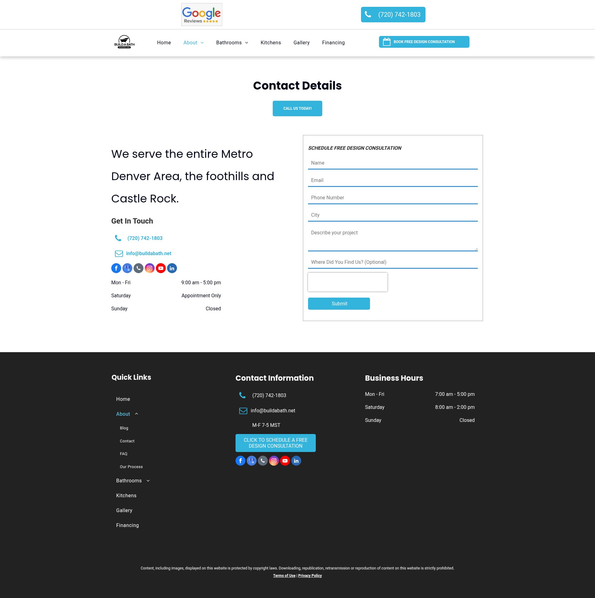 Screenshot of buildabath.net