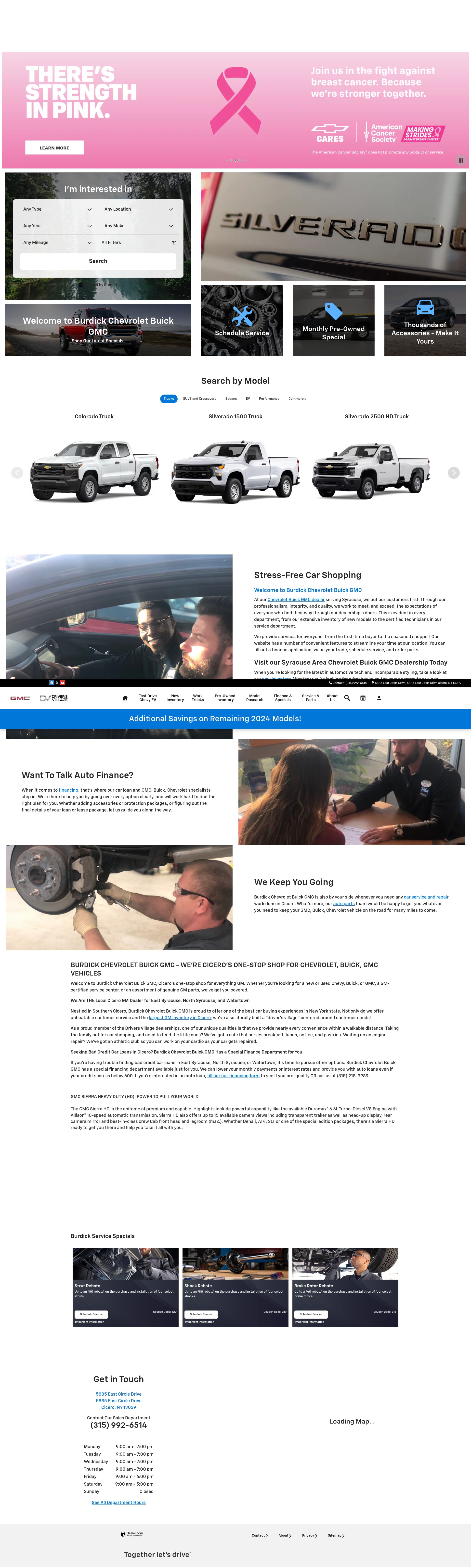 Screenshot of burdickgm.com