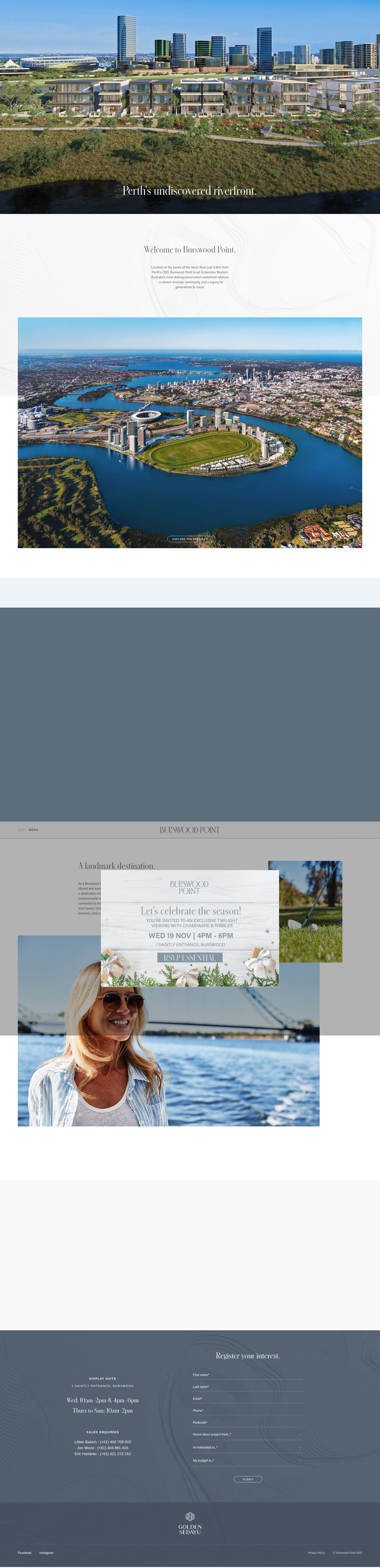 Screenshot of burswoodpoint.com.au