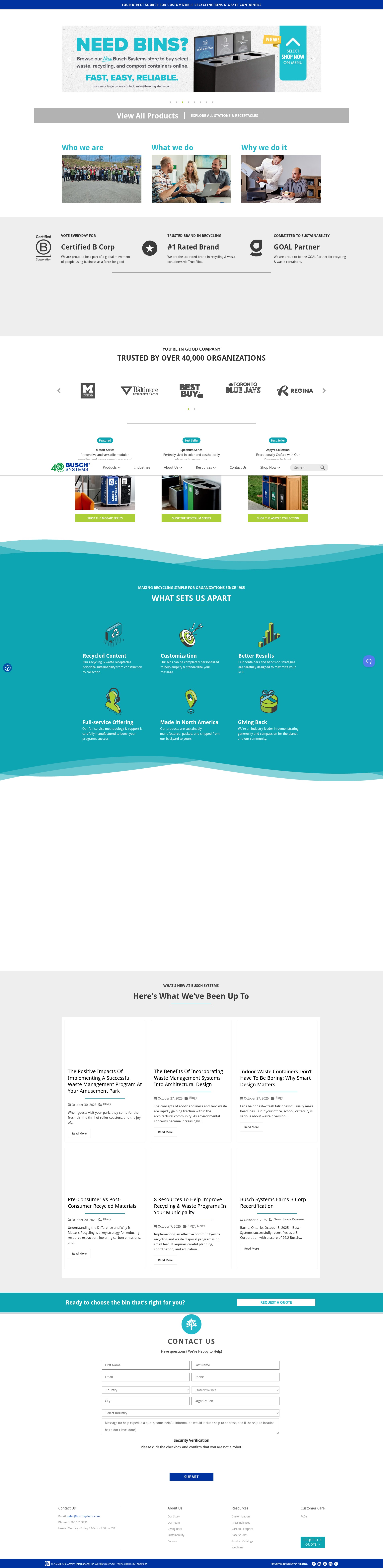 Screenshot of buschsystems.com
