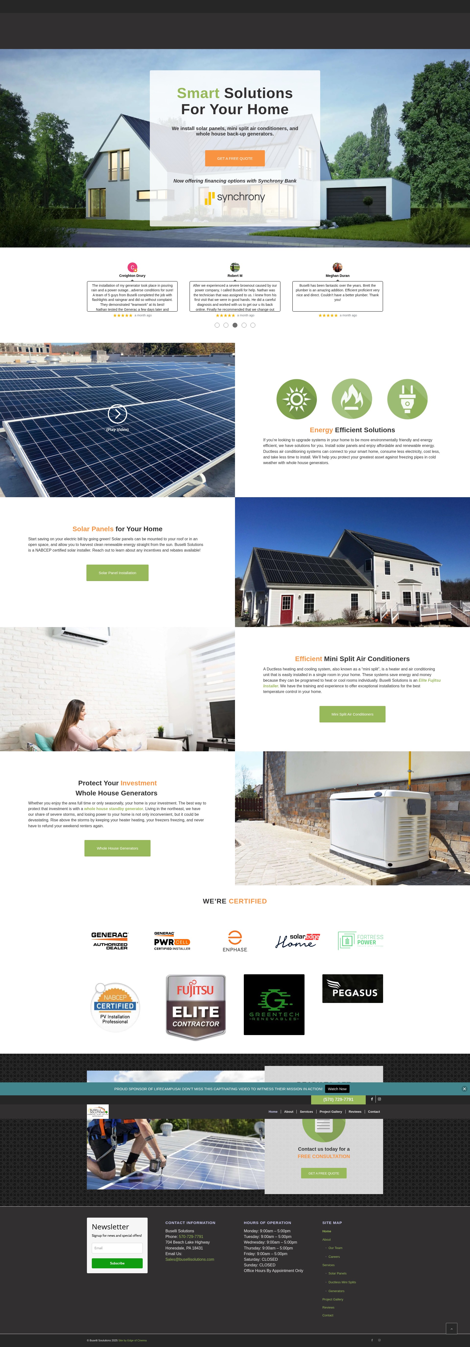 Screenshot of busellisolutions.com